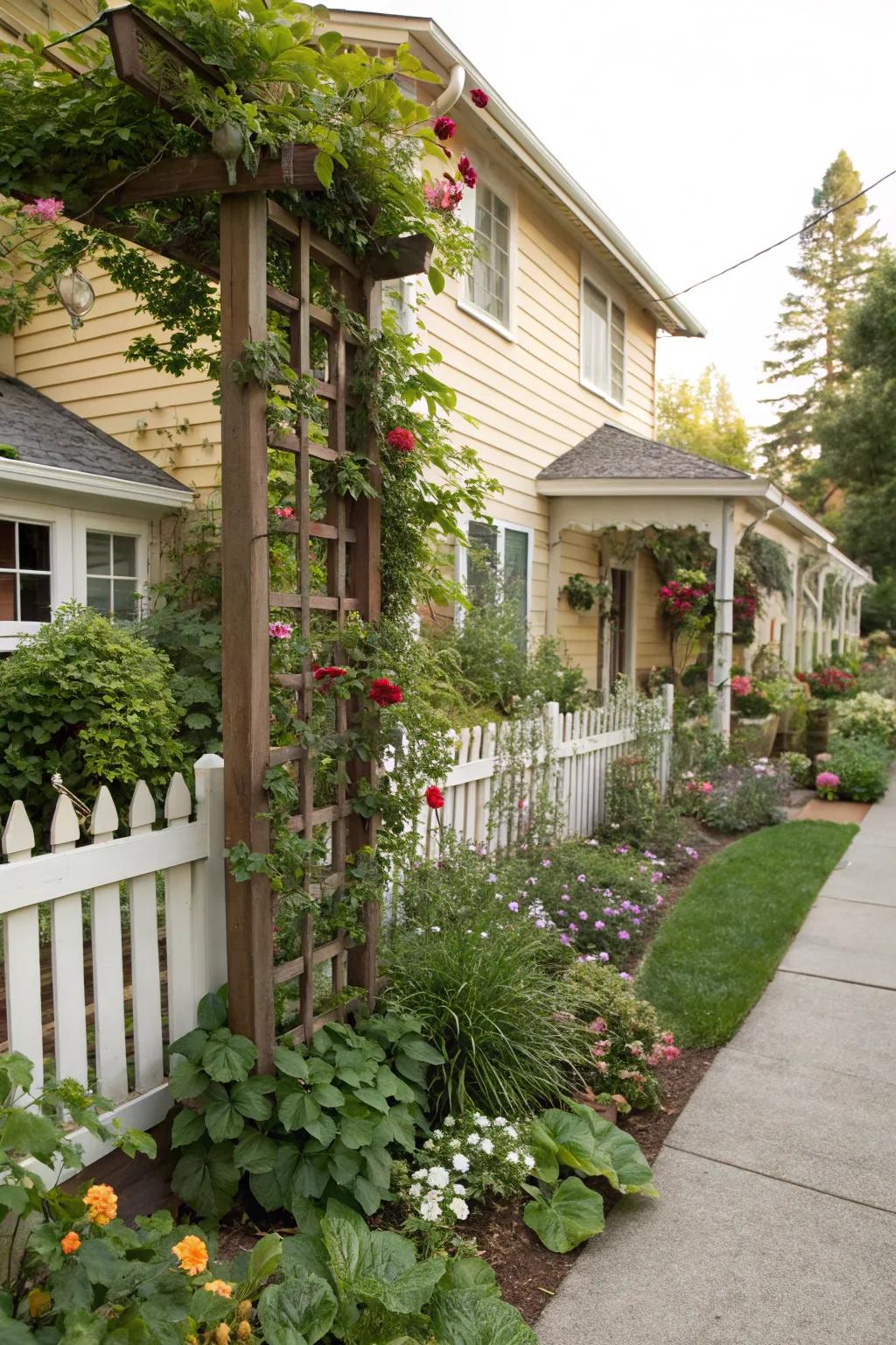 Vertical gardens present an exuberant, space-optimized solution for defining your boundary.