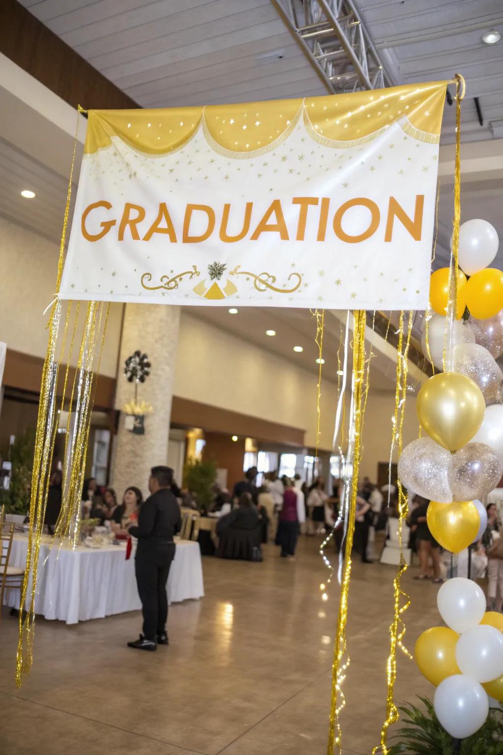 Eye-catching signages create a grand impact at your celebration.