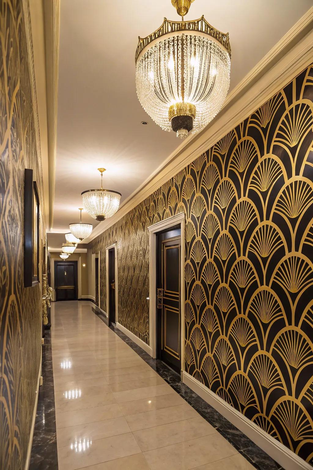 A Creative Embellishments stimulated hallway that emanates elegance.