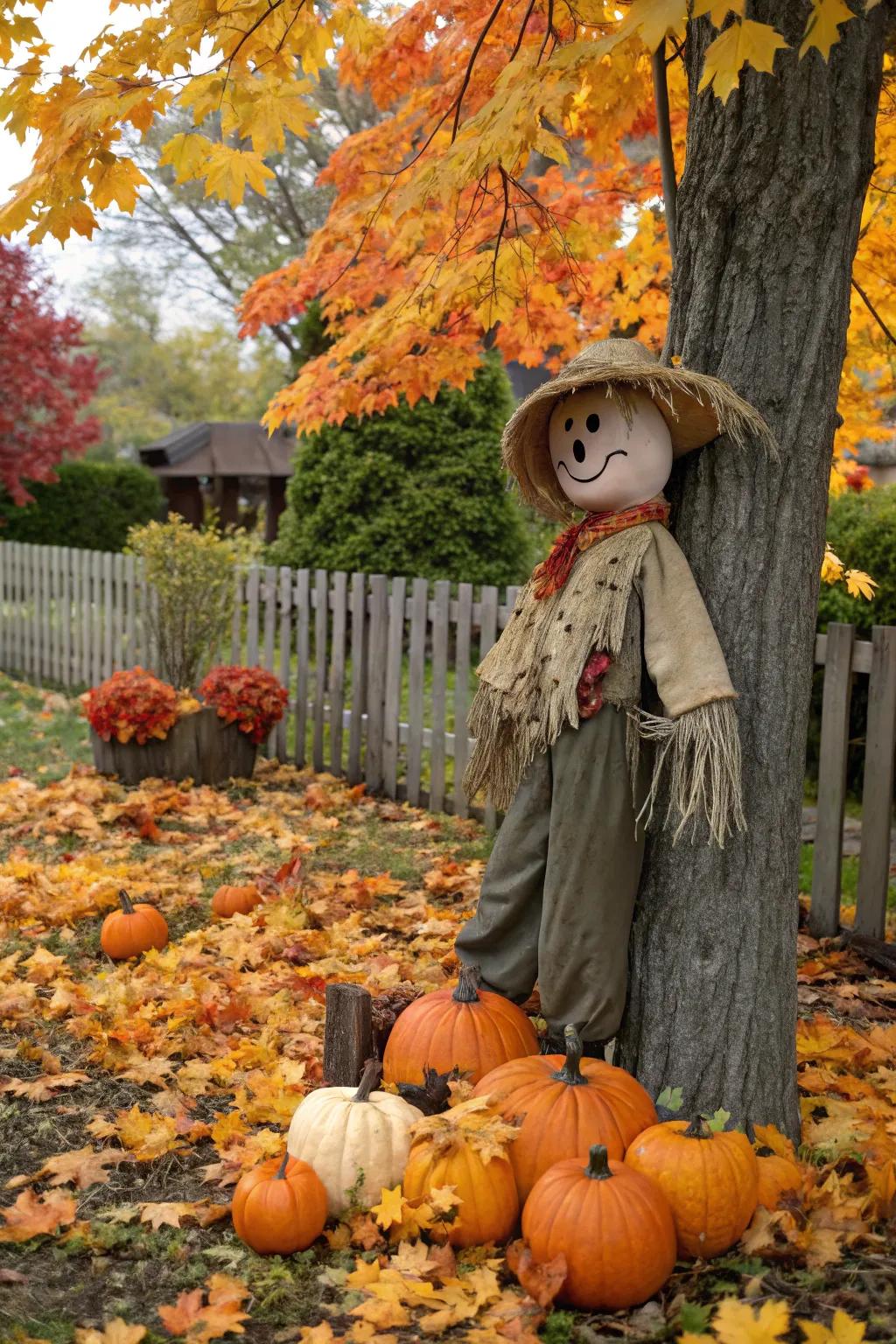 A quirky fright wig incorporating charm to the garden.