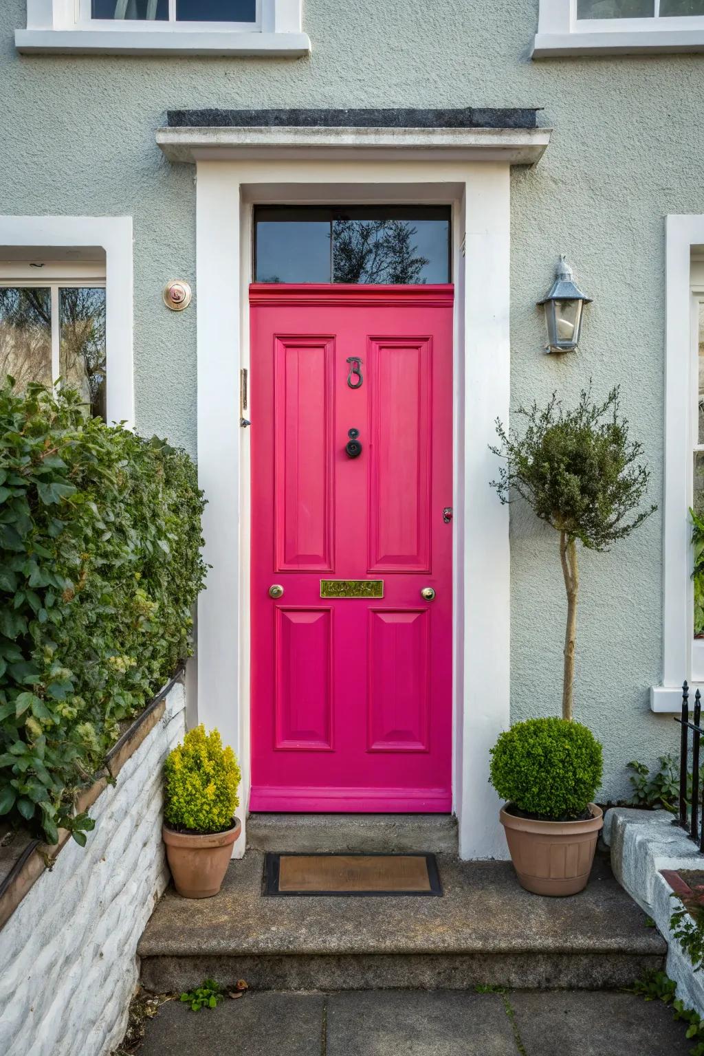 Vibrant colors making your entrance unforgettable.