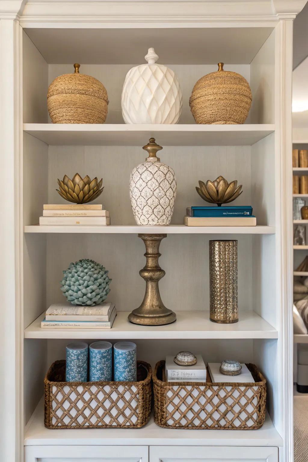 Symmetry introduces tranquility and organization.