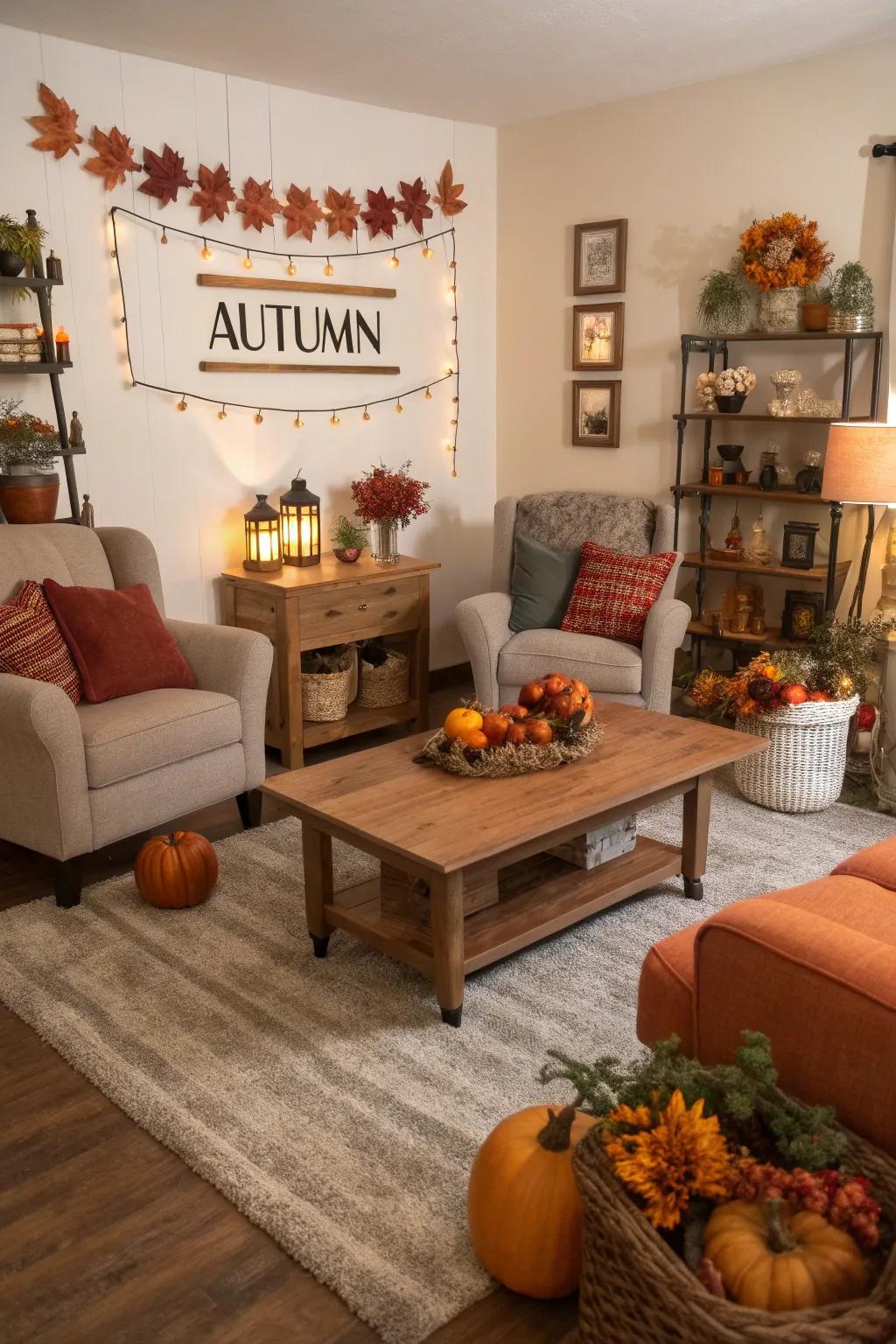 Welcome the seasons with flexible signage.