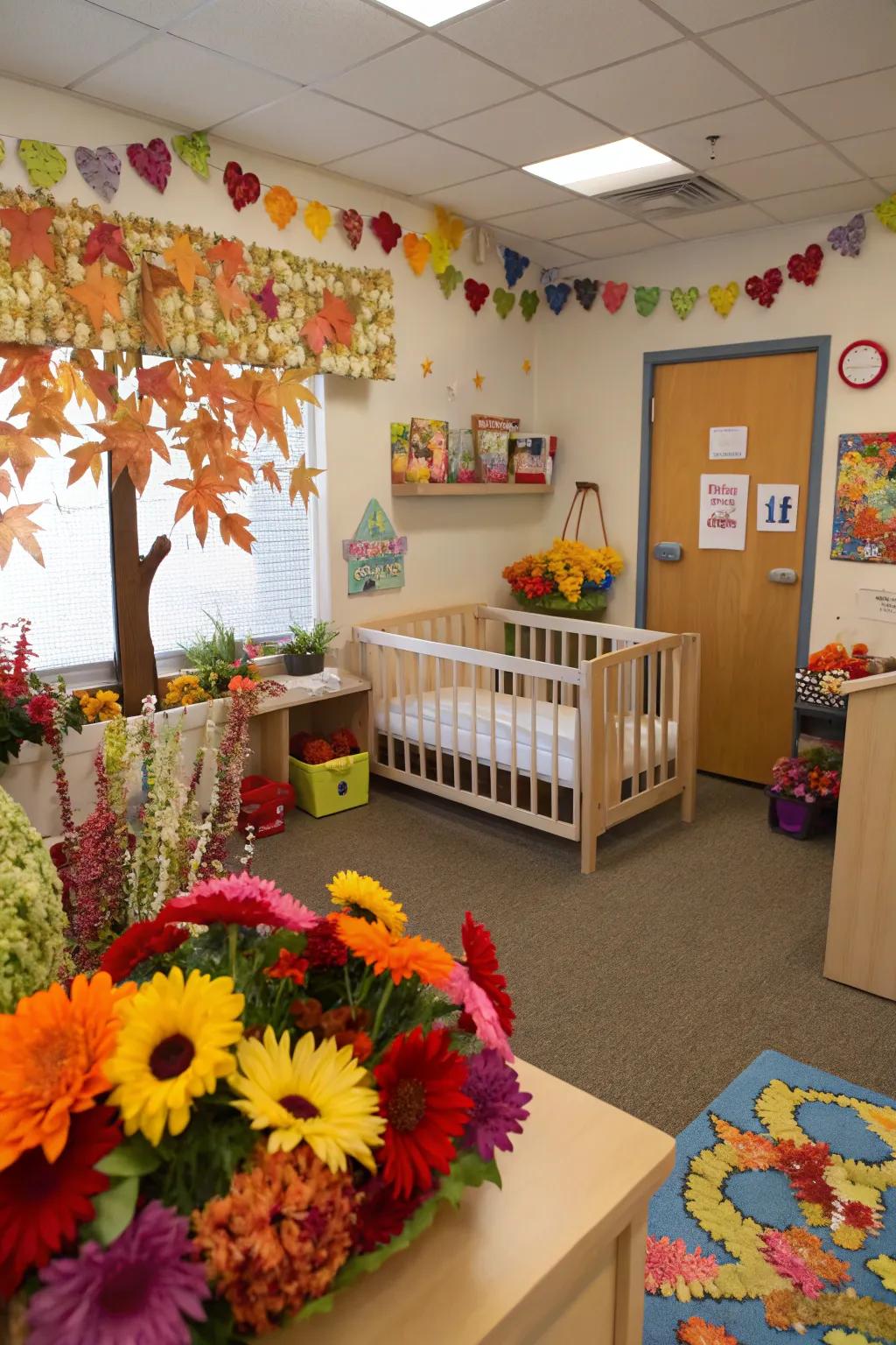 A classroom that adapts to the seasons, offering new experiences all year.