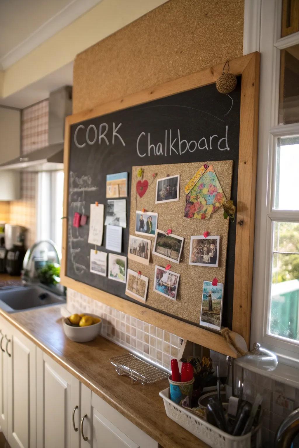 A fiber and slate blend offers versatile communication options.