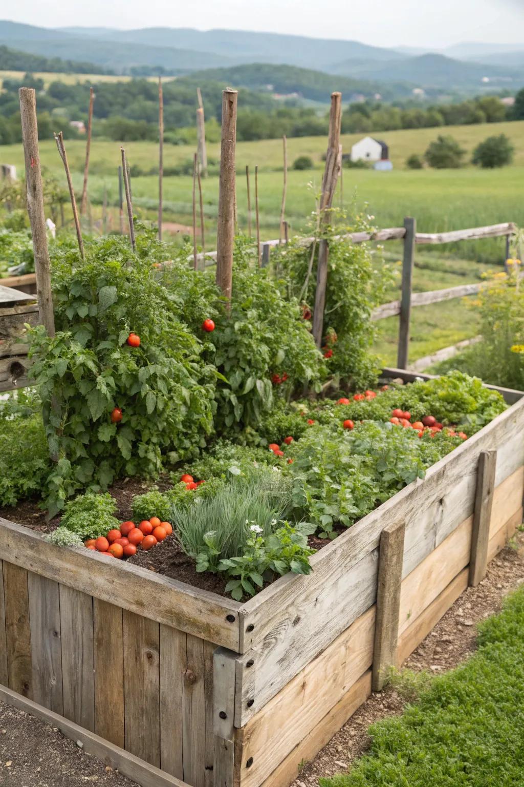 Trough feeders are a tough remedy for extensive elevated gardening.