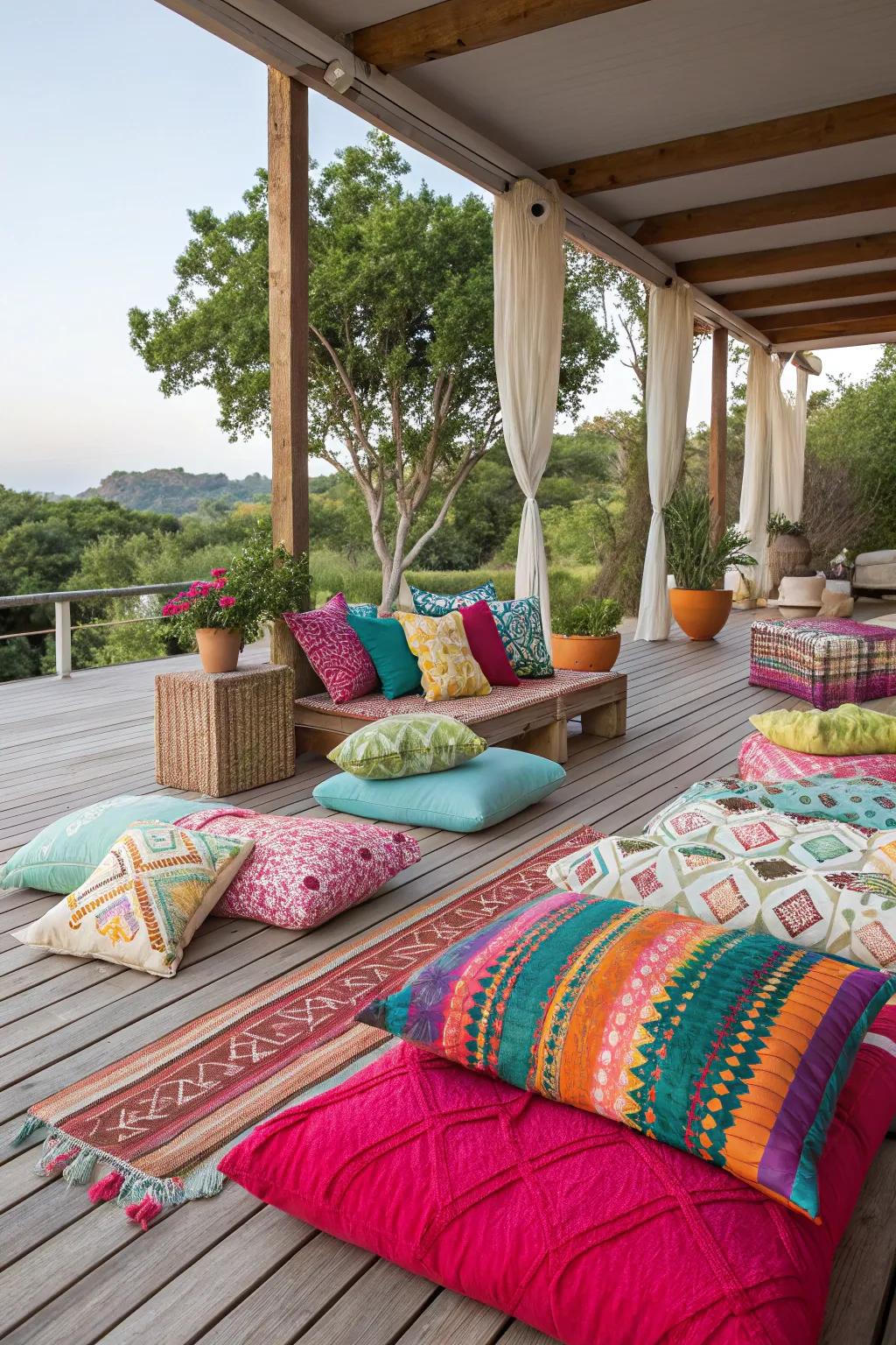 Bold colors can bring your deck to life and reflect your personality.