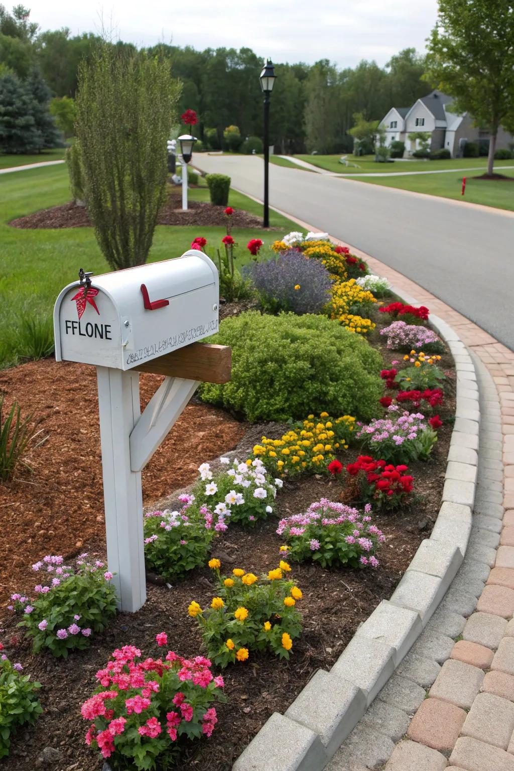 Grounded cover adds a neat and professional element to your flower bed.
