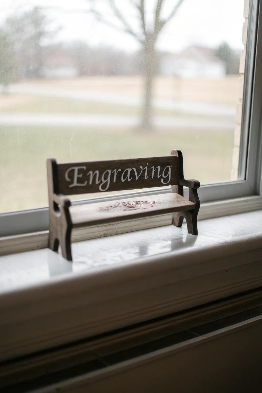 Remembrance benches offer a heartfelt tribute to loved ones.