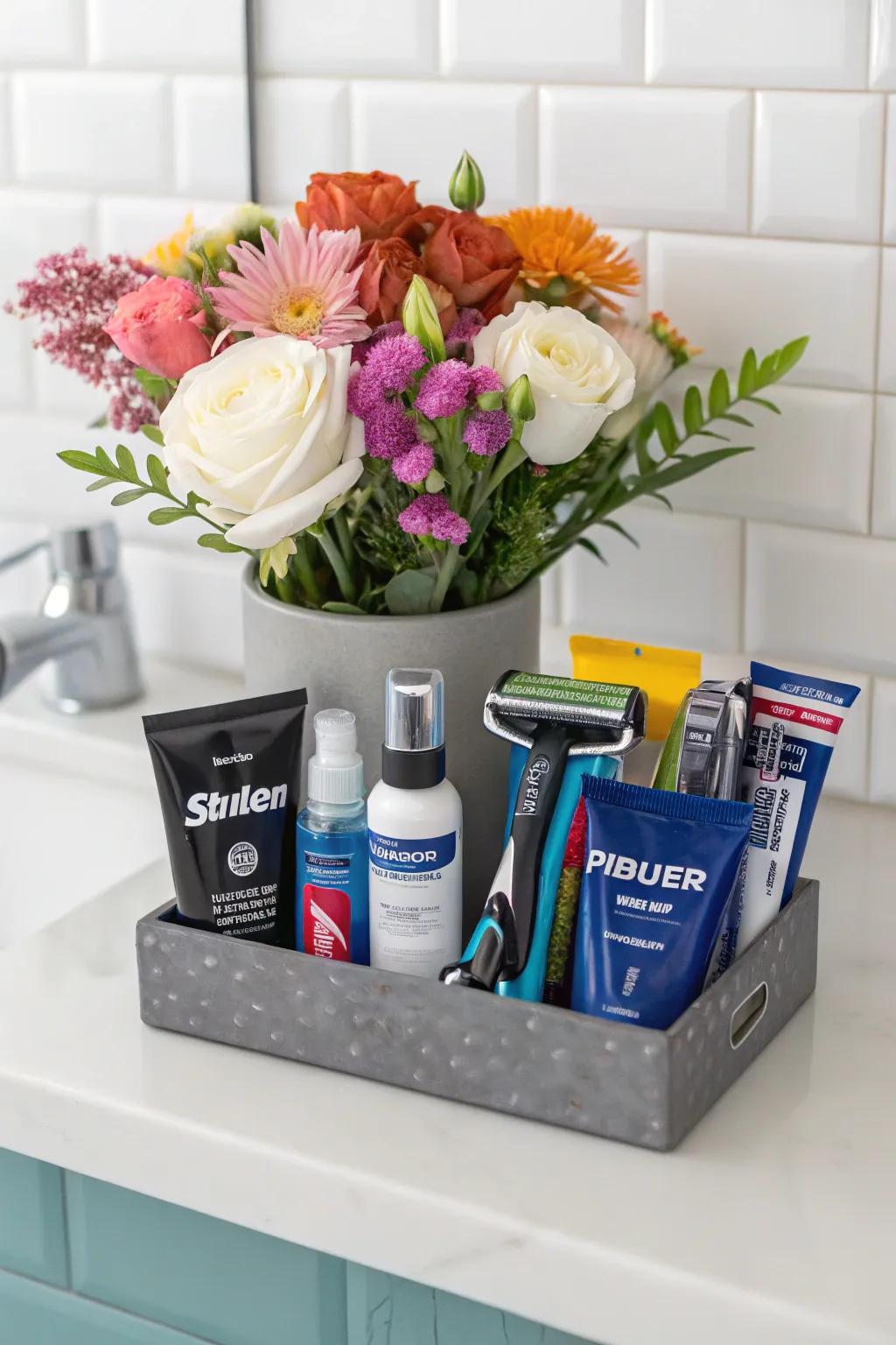 Personal grooming set, a polished present for the contemporary man.