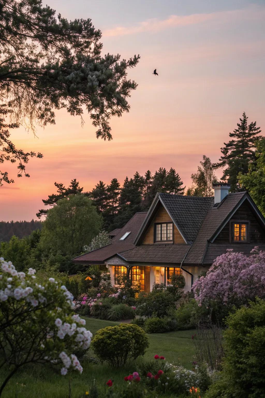 Butterfly roofs provide a singular silhouette coupled with functional advantages.