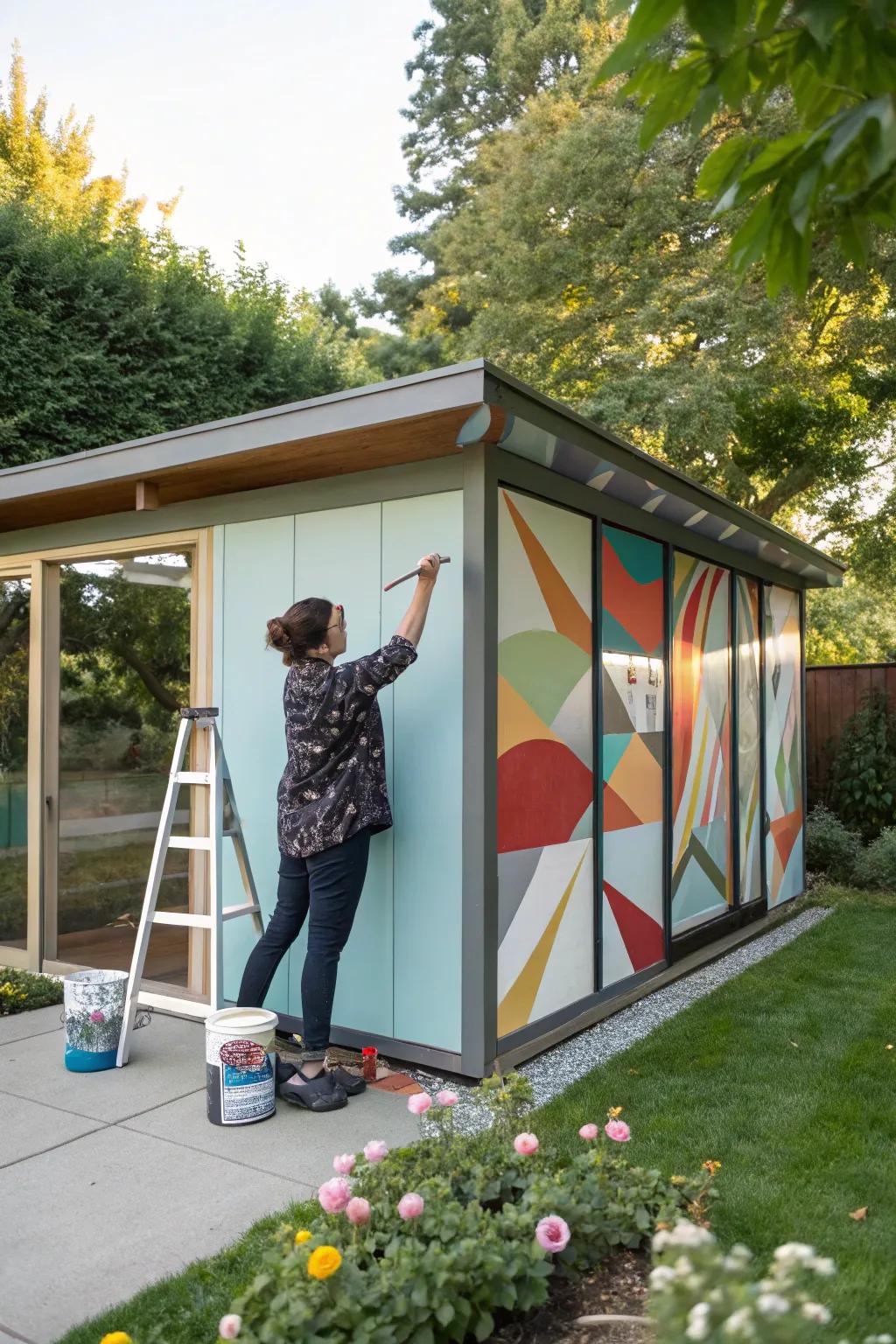 DIY customization adds personal charm to modern structures.
