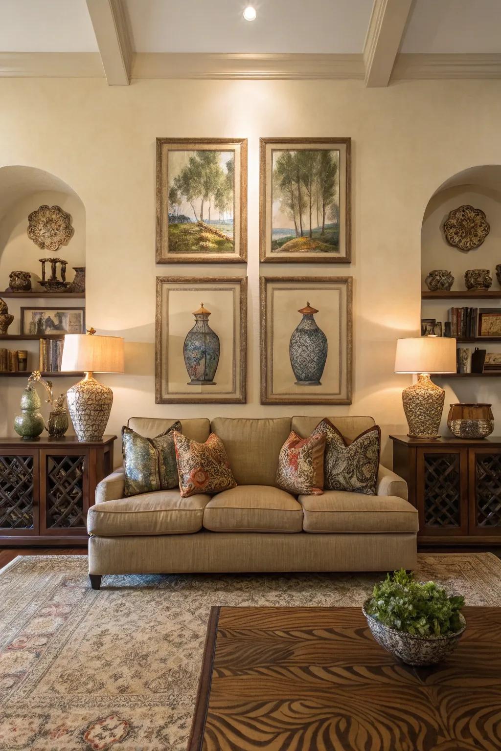 Symmetry begets equilibrium and concord.