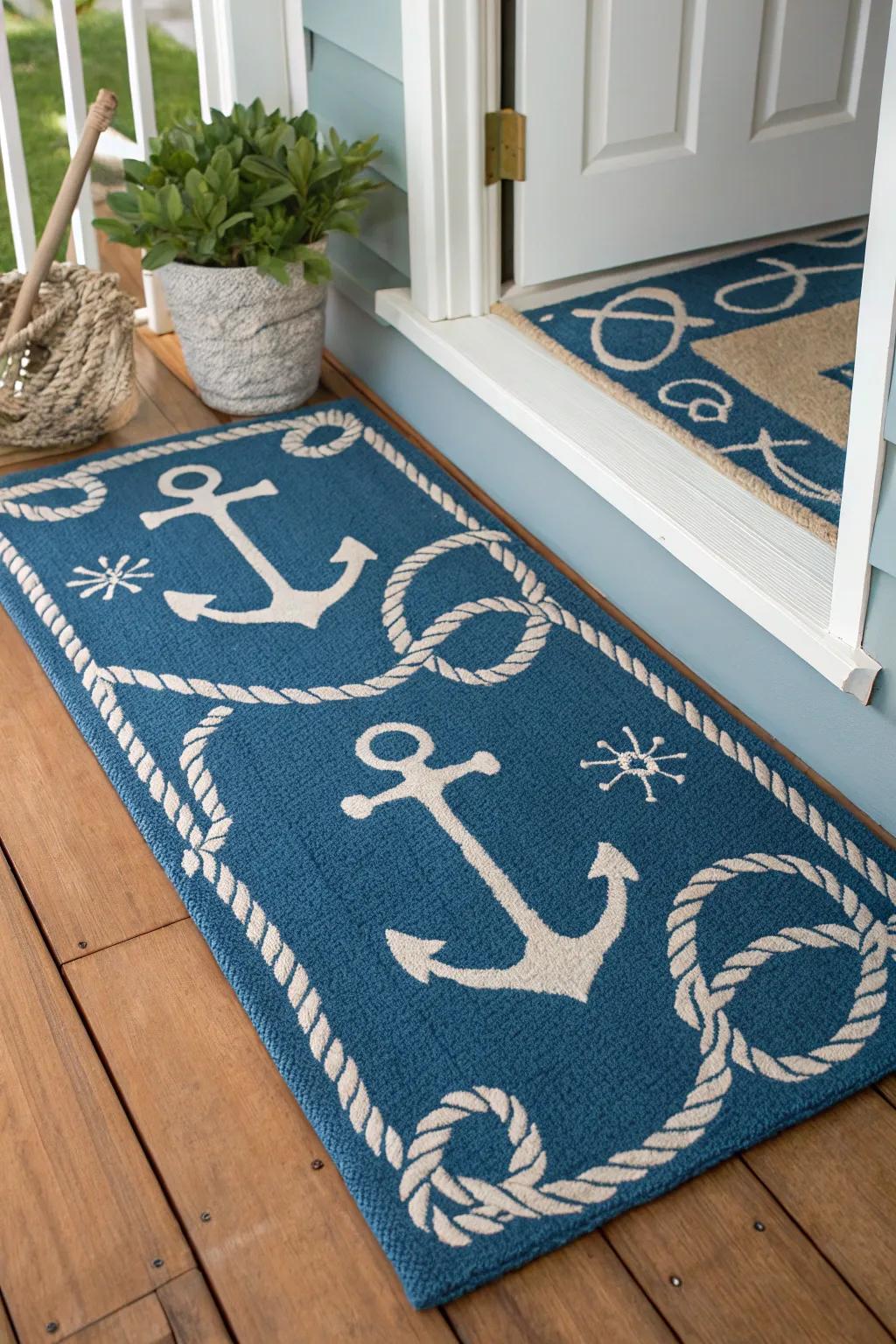 Maritime rugs bring the essence of the sea into your home.
