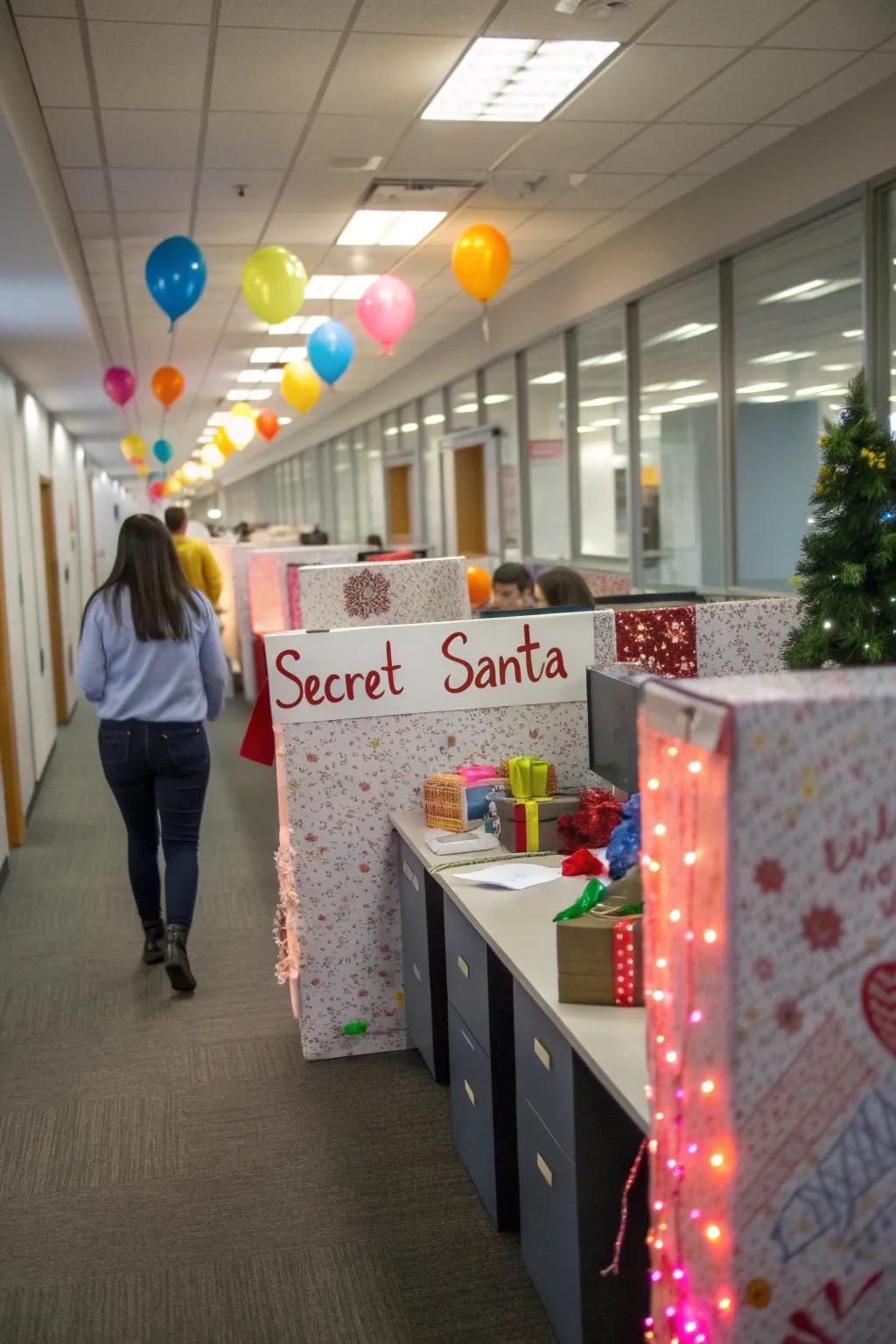 Secret Hall Decorators: a playful twist on holiday decorations.
