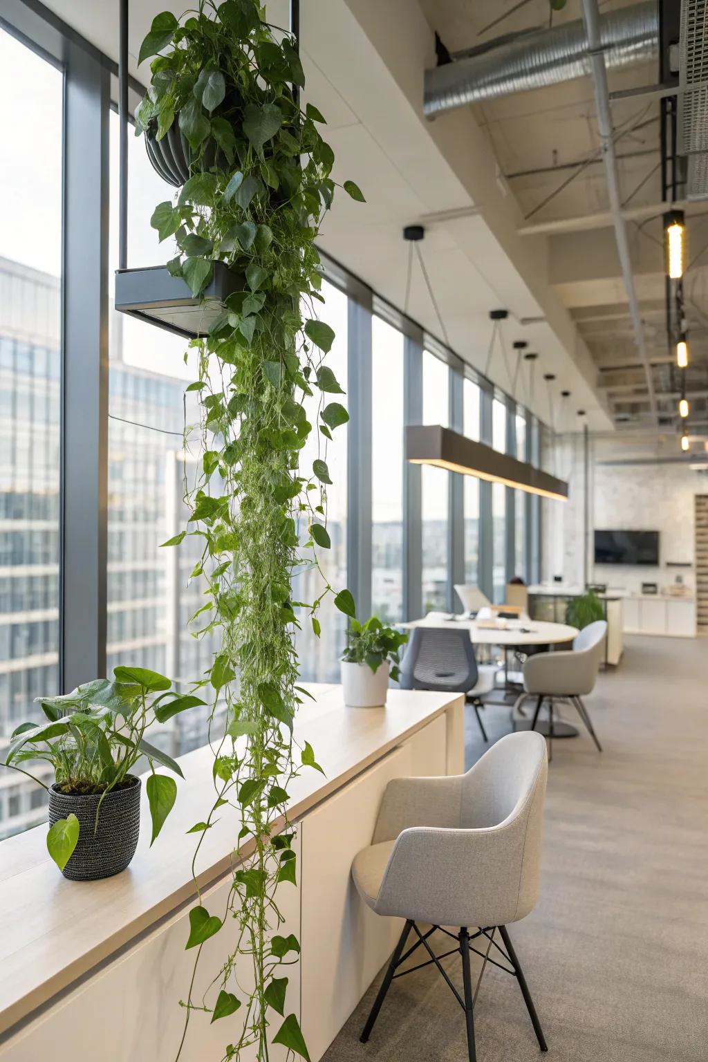 Add intrigue with the unique Swiss Cheese Vine.