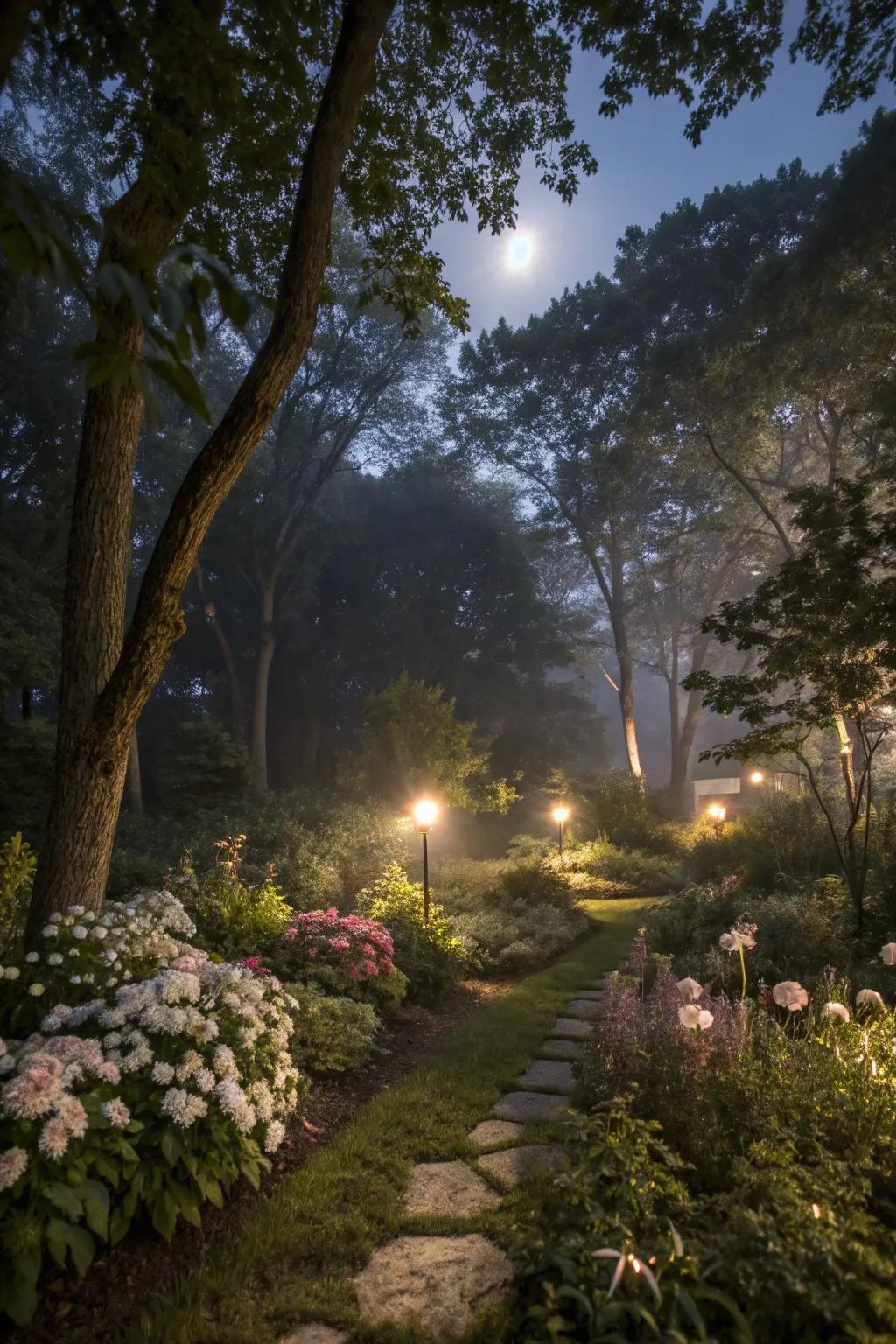 Create magic with a moonlight effect.