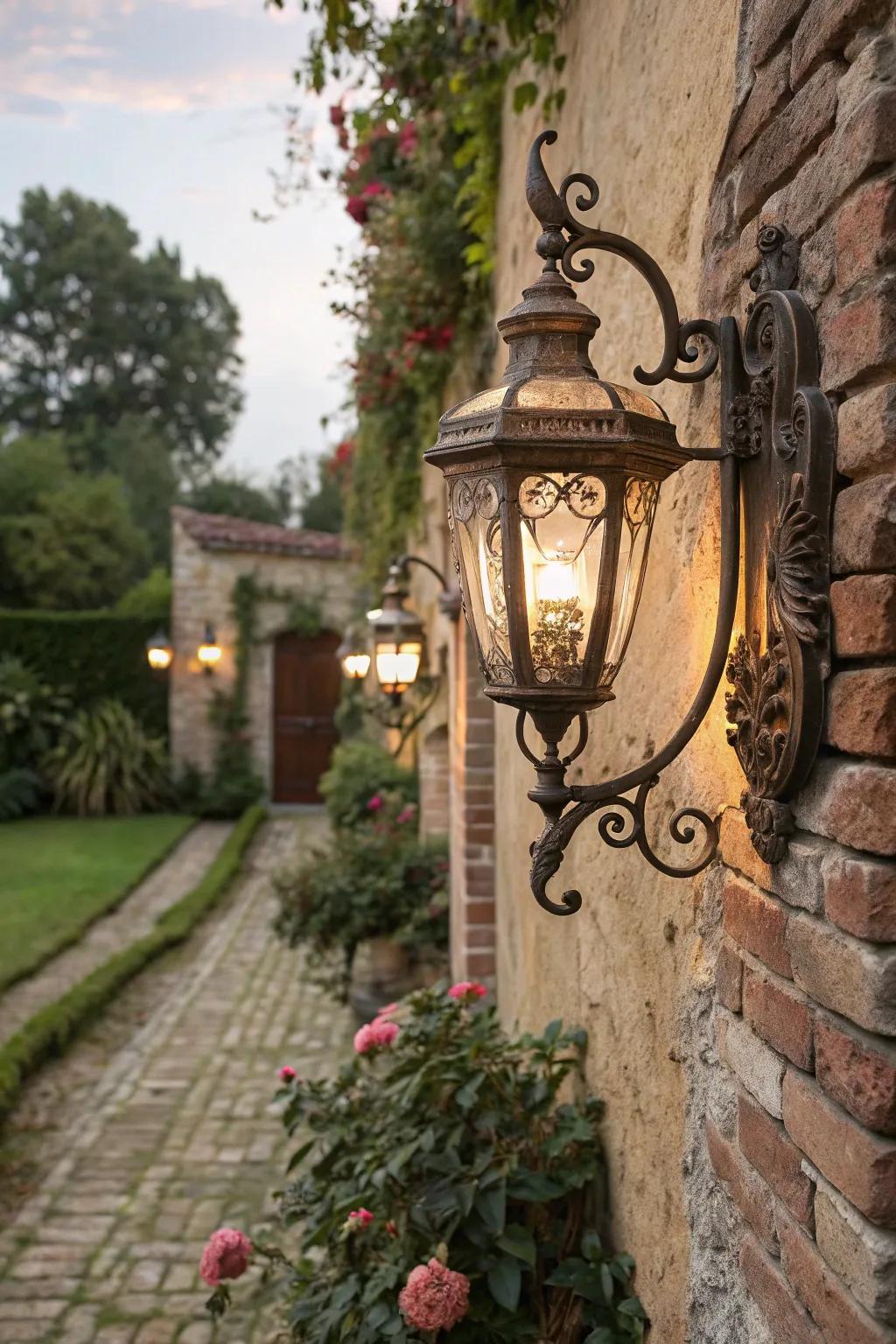 Introduce timeless elegance with vintage-style lighting.