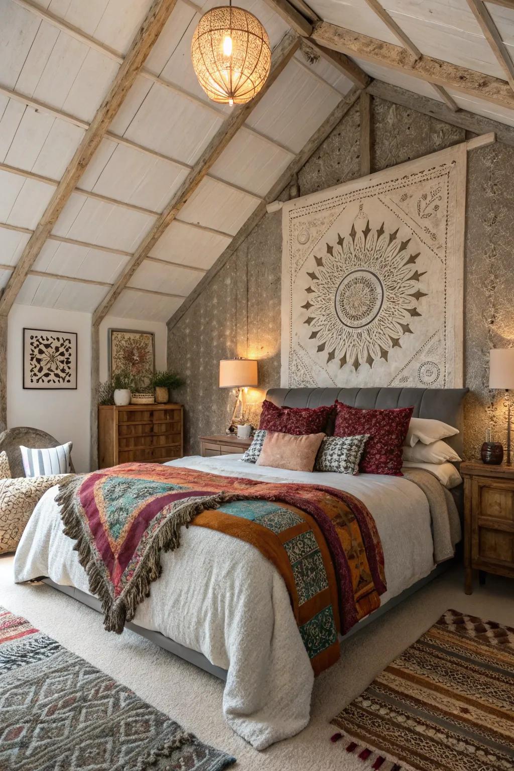 Mixing materials cultivates a distinctive personal style.