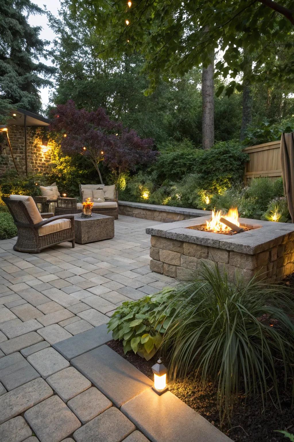Flagstone paving adds durability and charm to your patio.
