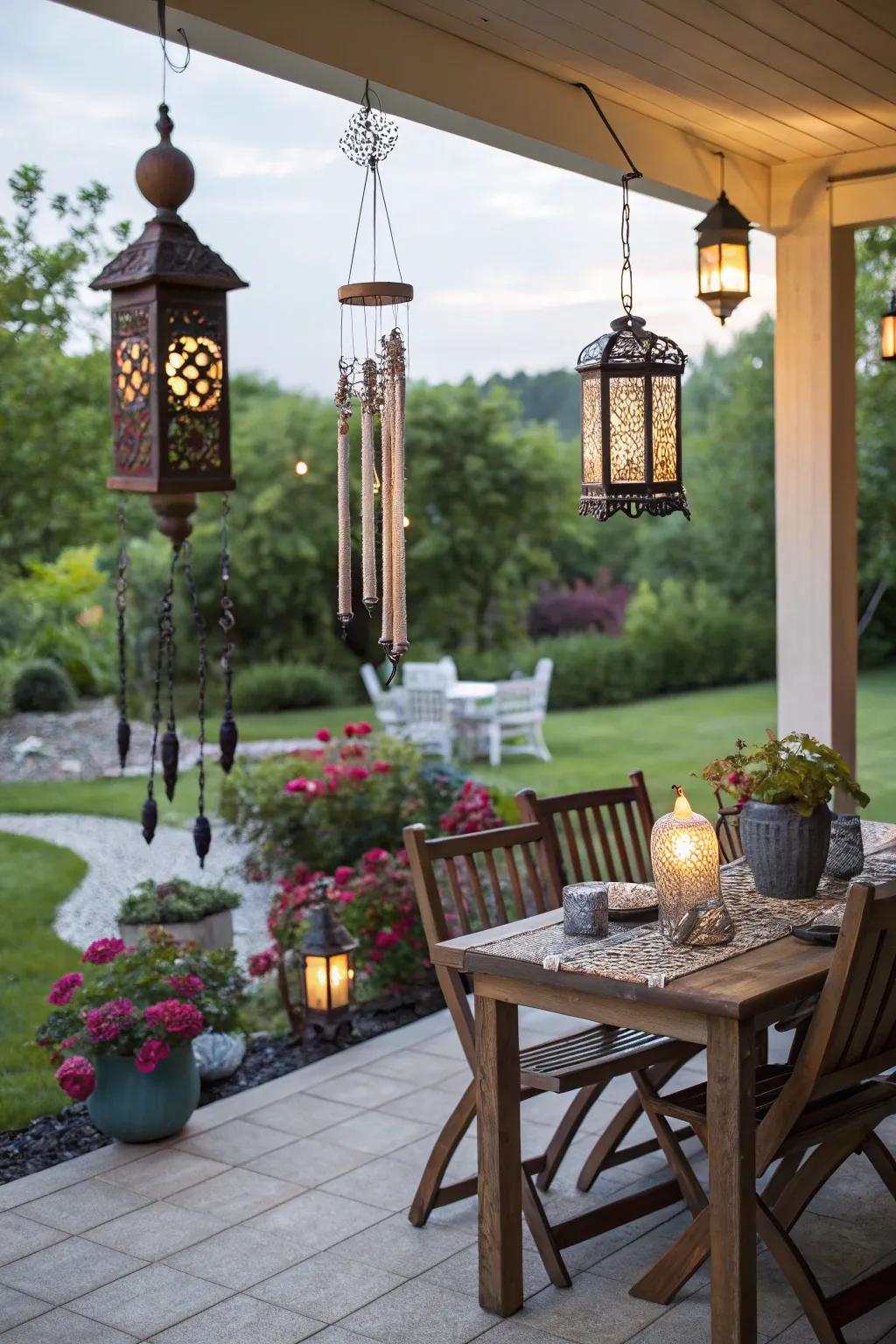 Distinctive touches that make the patio distinctly yours.