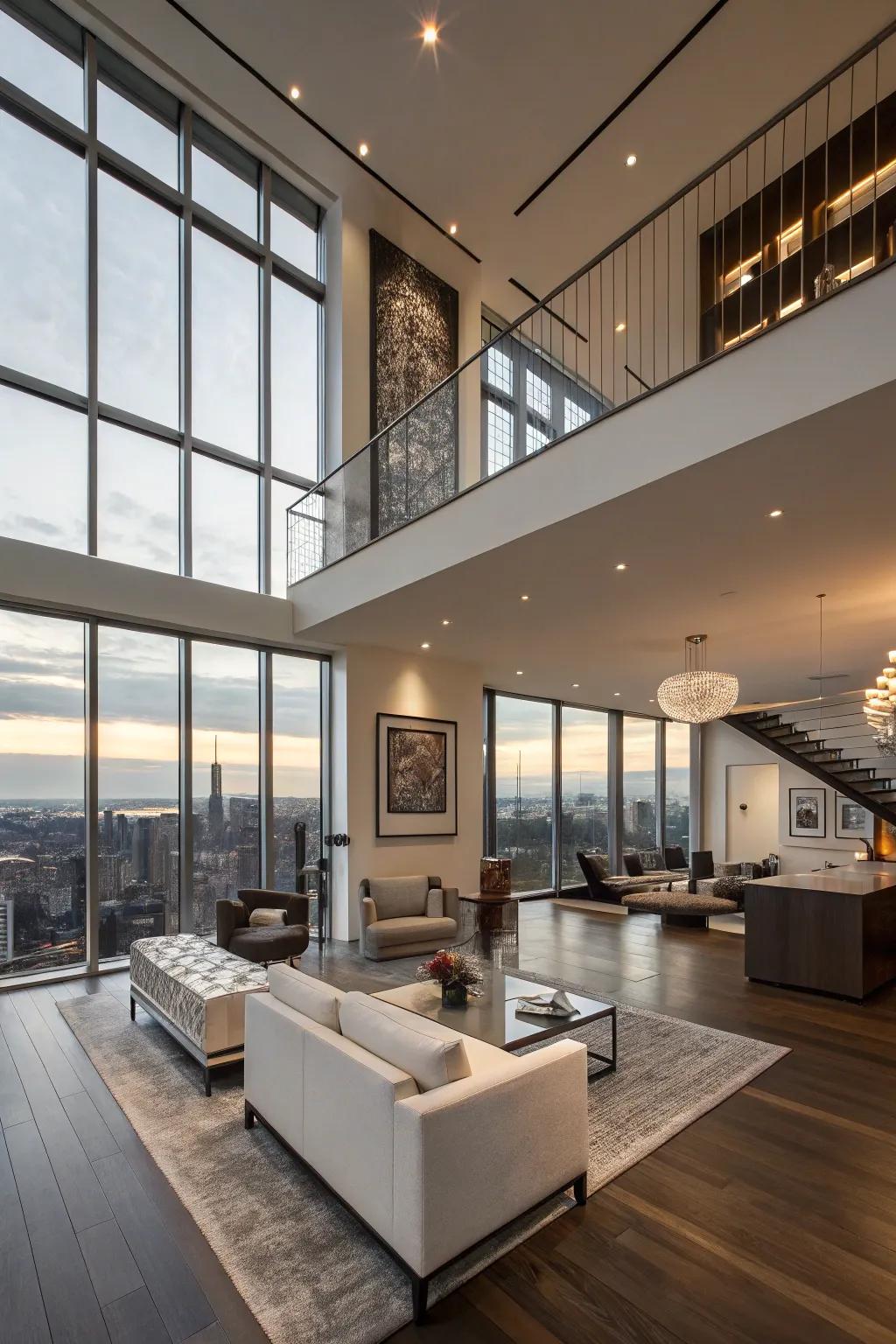 Multi-level designs add dimension and flow.