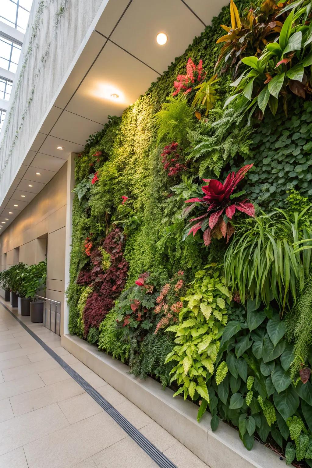 Change your walls into living works of art using vertical gardens.