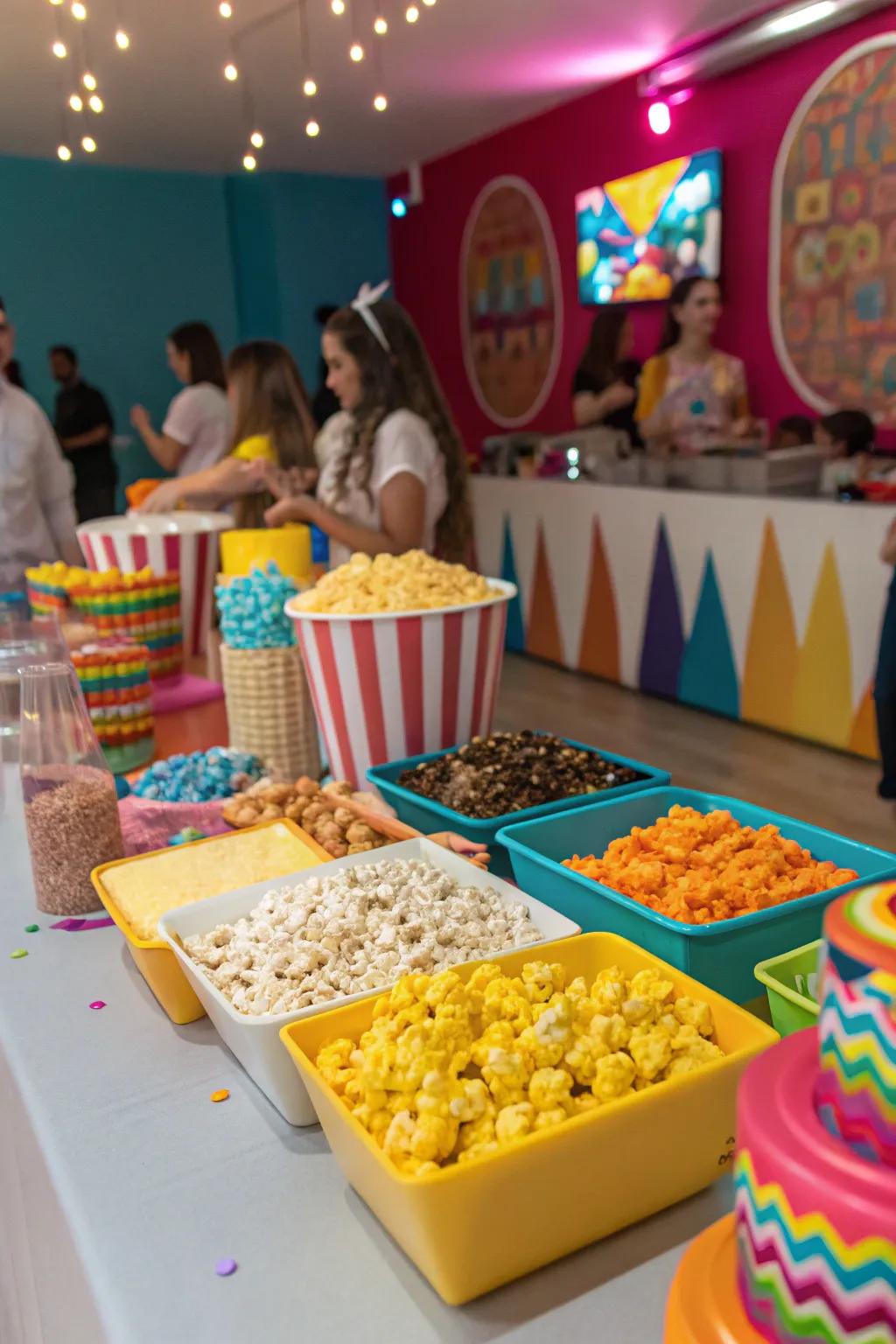 A maize station is a pleasurable and delectable addition to any festivity.
