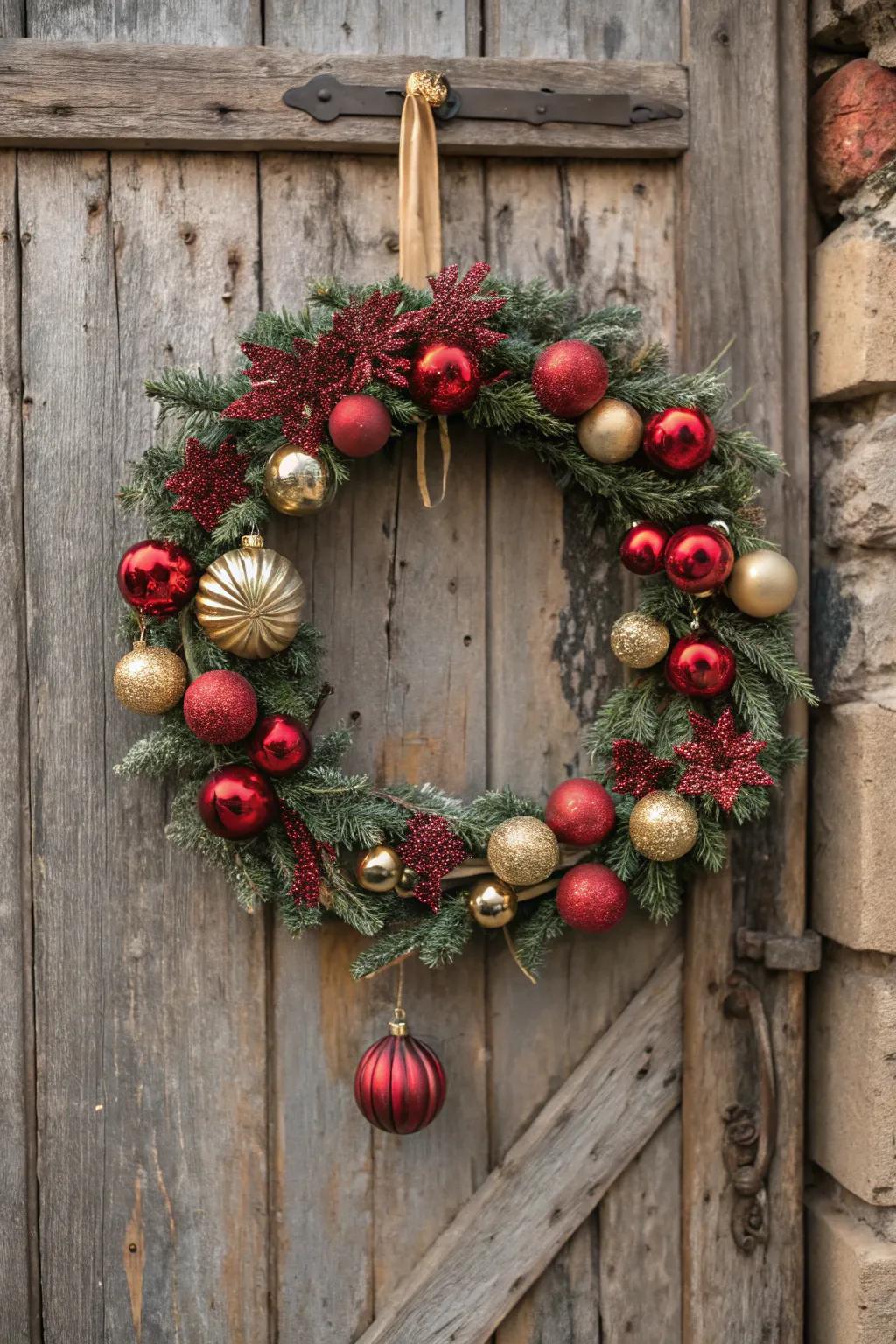 Evocative allure featuring vintage decorations.