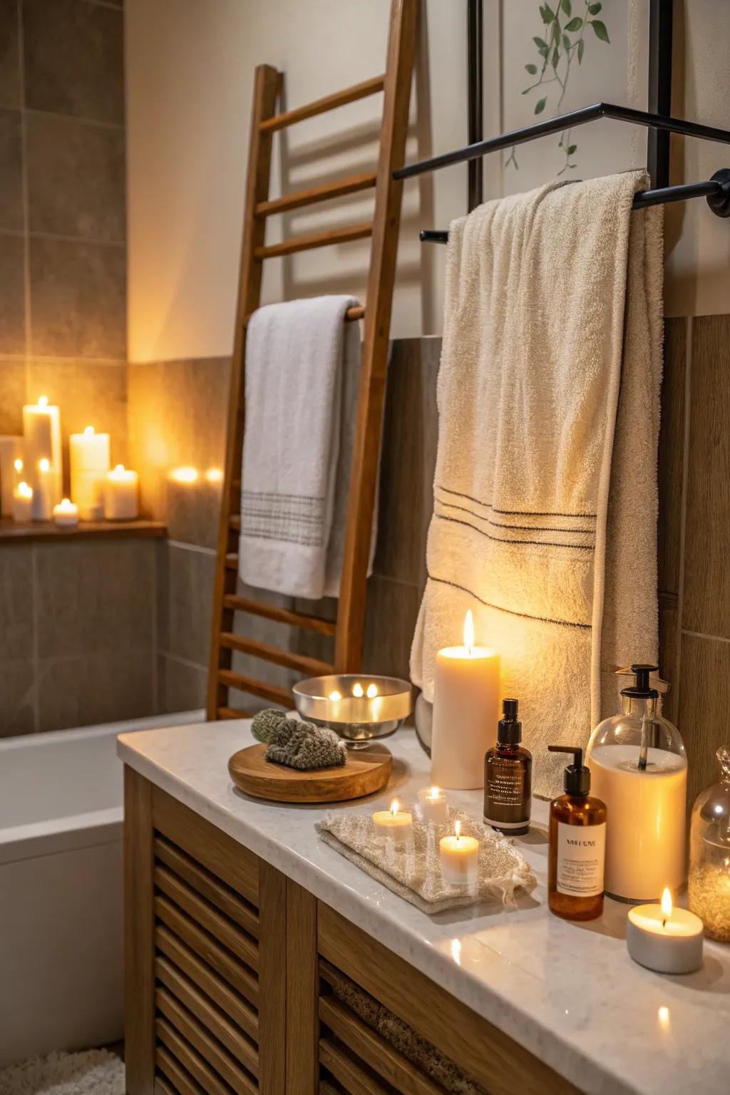 Create a wellness-like haven at home for relaxation.