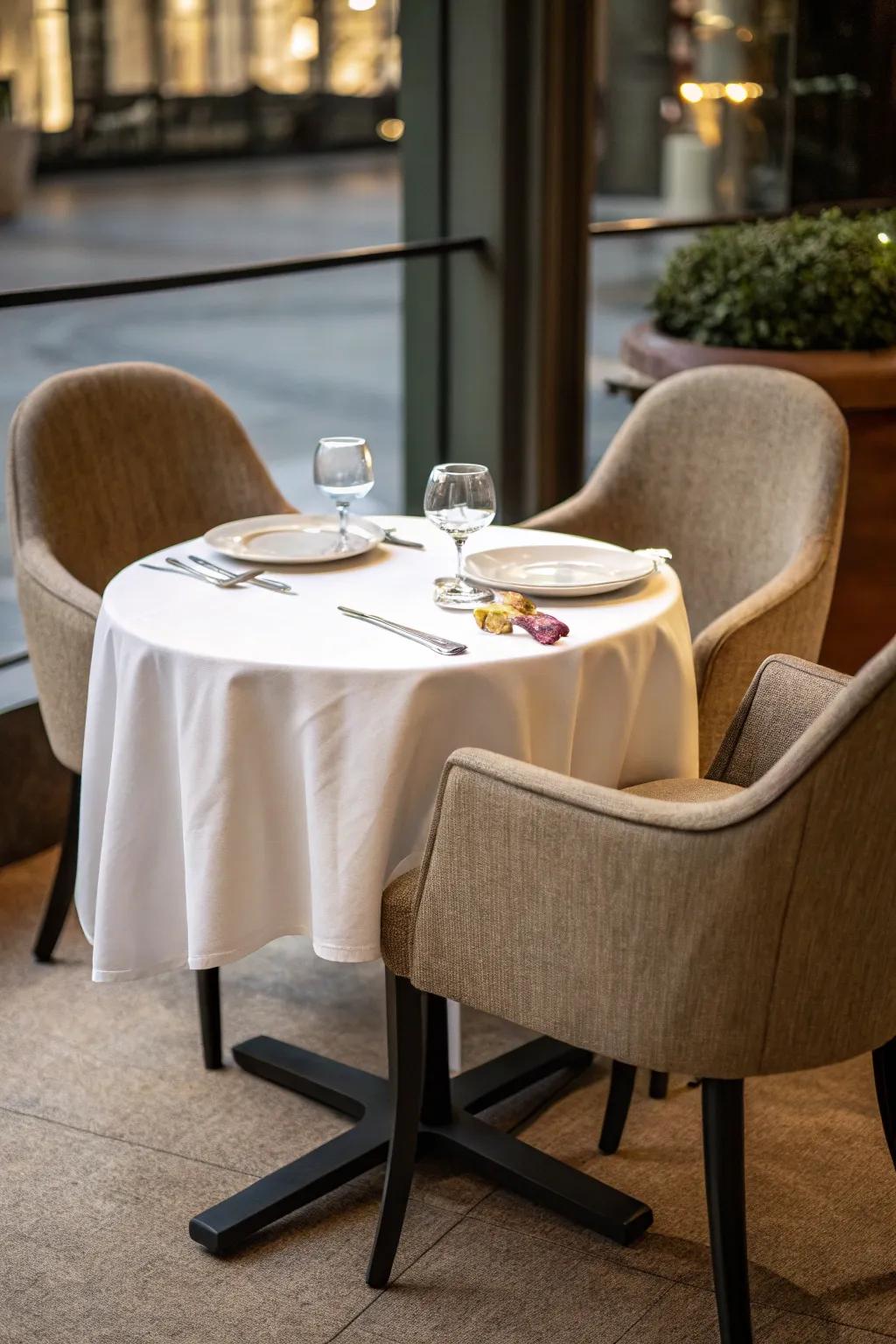 Intimate seating designs encourage lingering dialogues and connection.