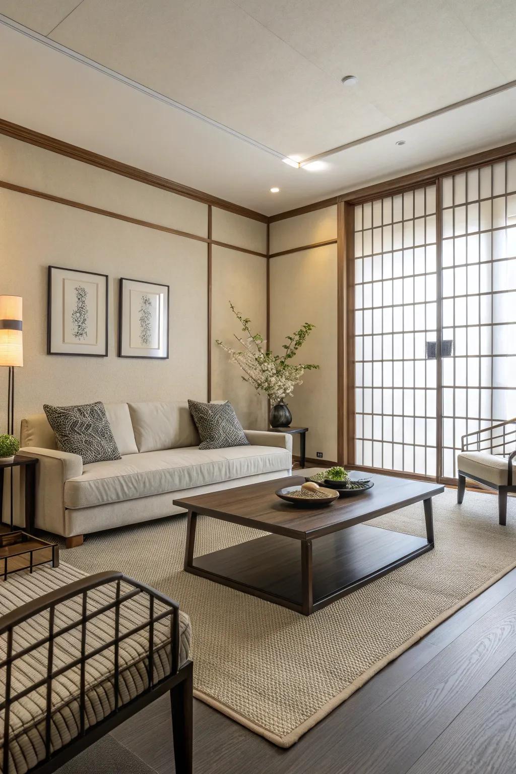 A minimalist space that shows beauty and simplicity.