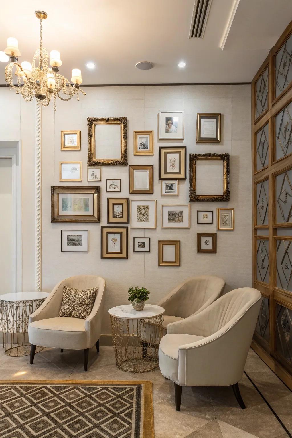Bare displays foster artistry.