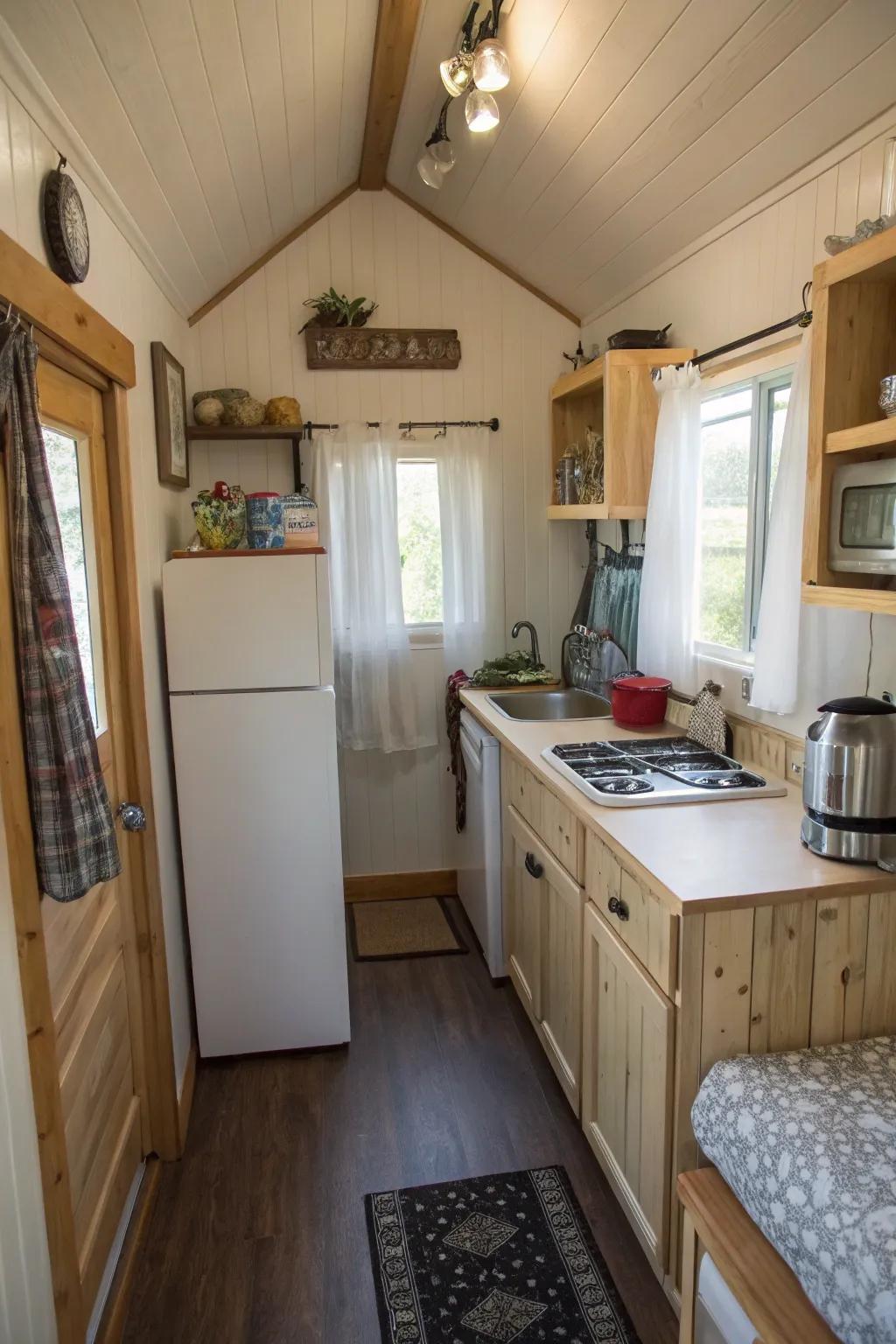 For a livable shed house, a well-thought-out kitchen space is crucial.