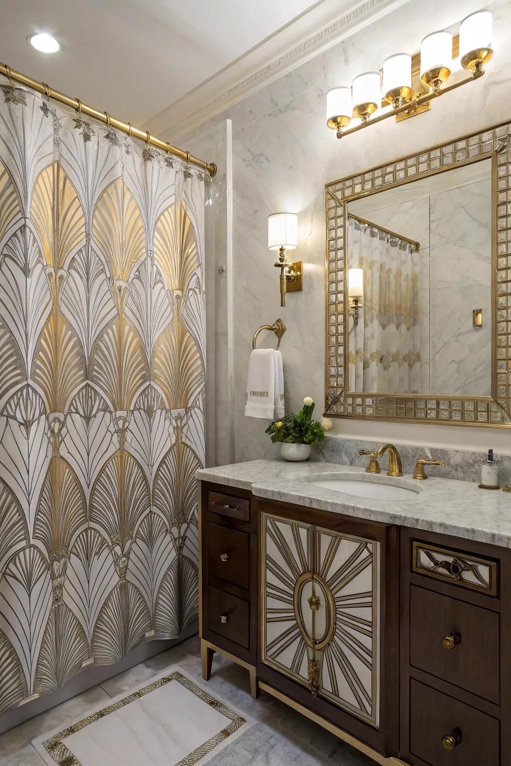 Art Deco patterns are synonymous with elegance and enduring glamour.