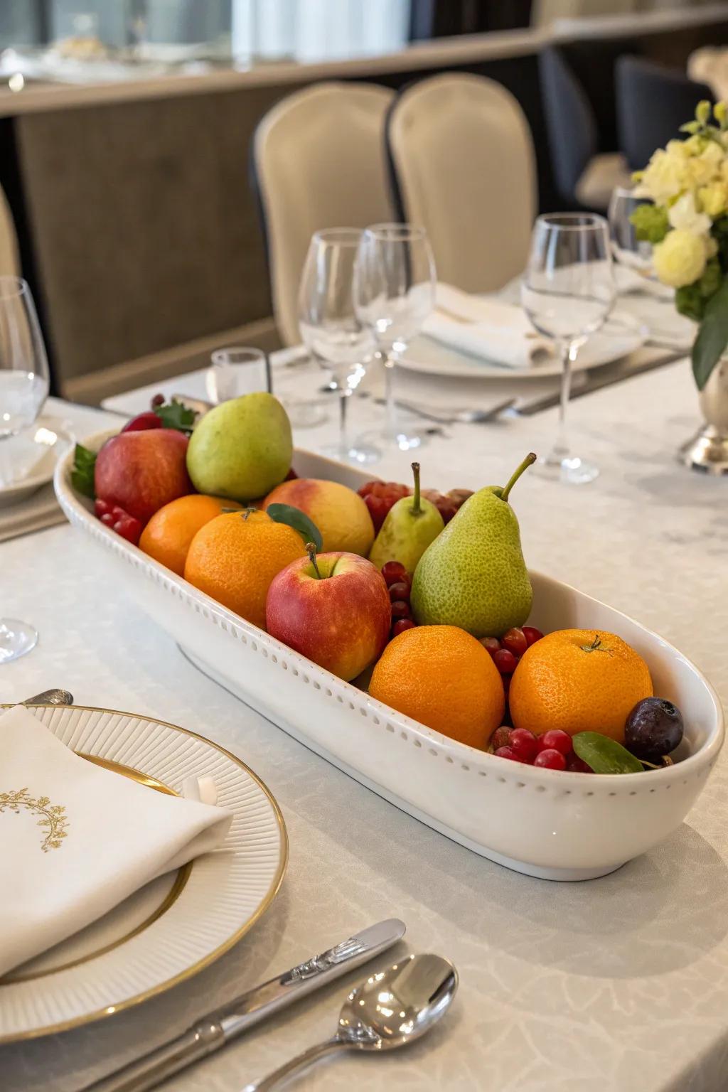 Elegant serving dishes elevate your presentation.
