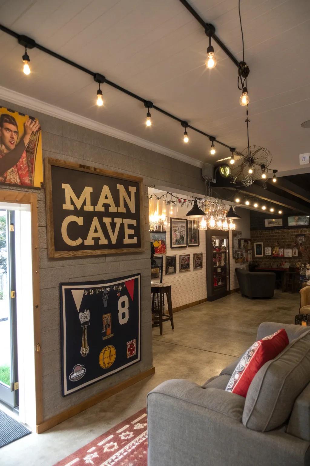 Make your man cave uniquely yours through custom signage.
