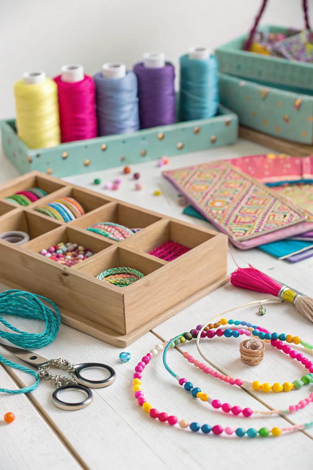 Get artistic with a dedicated space for making hand-crafted treasures.