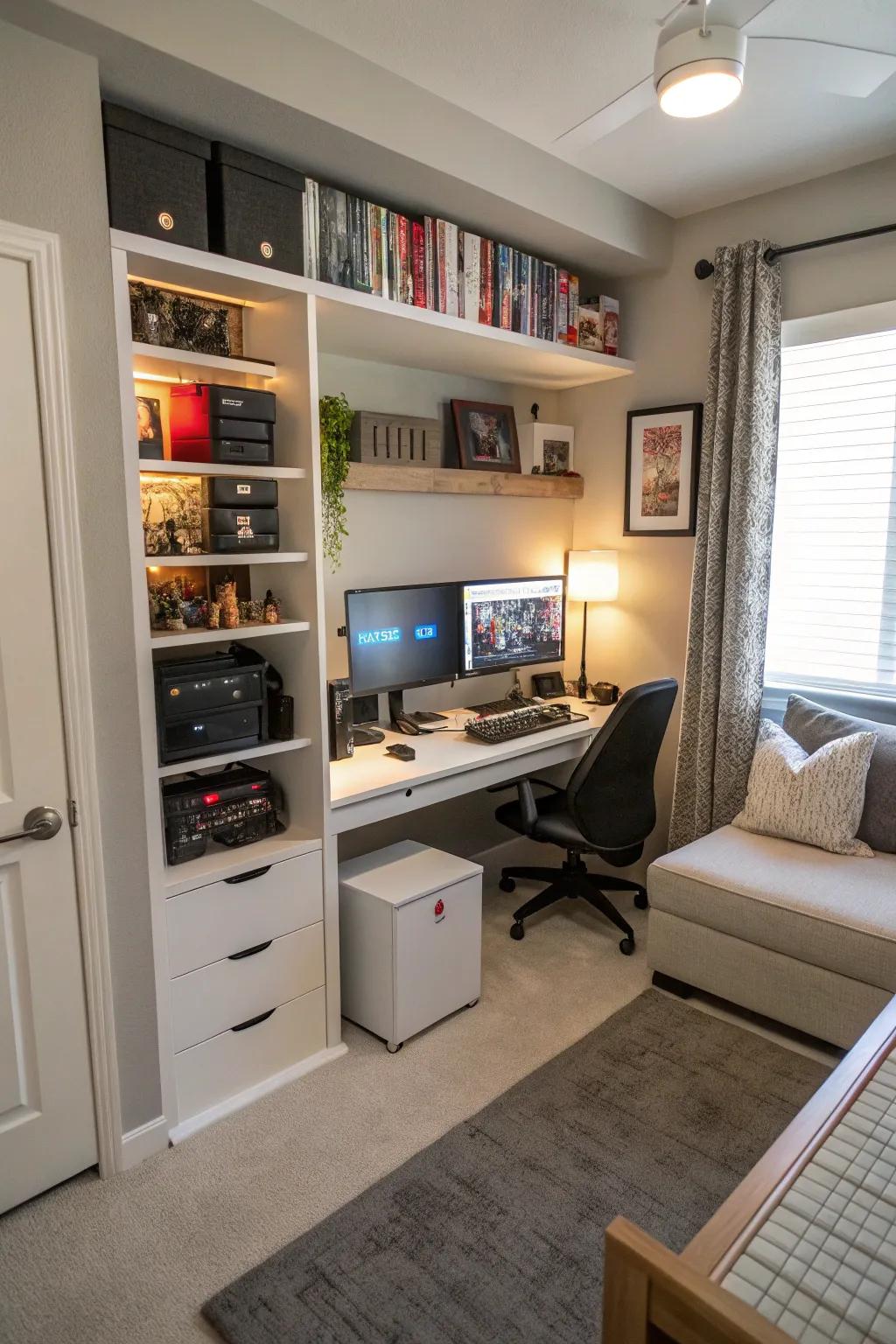 Multi-functional setups are perfect for maximizing small spaces.