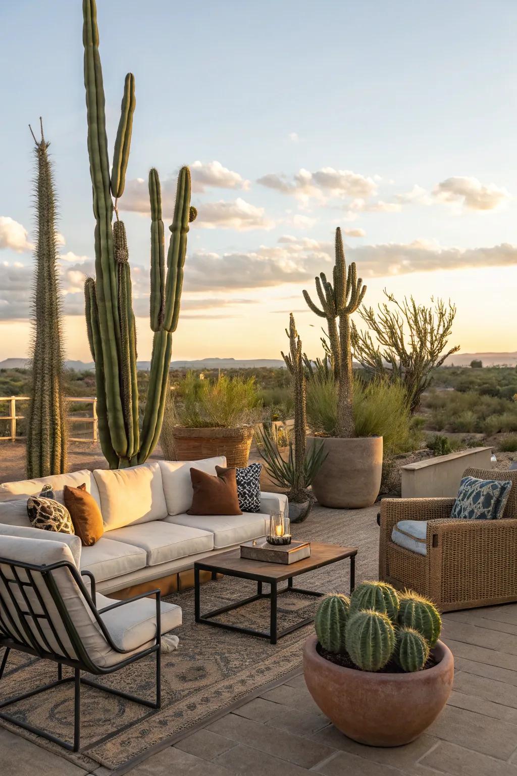 An inviting outdoor area perfect for unwinding.