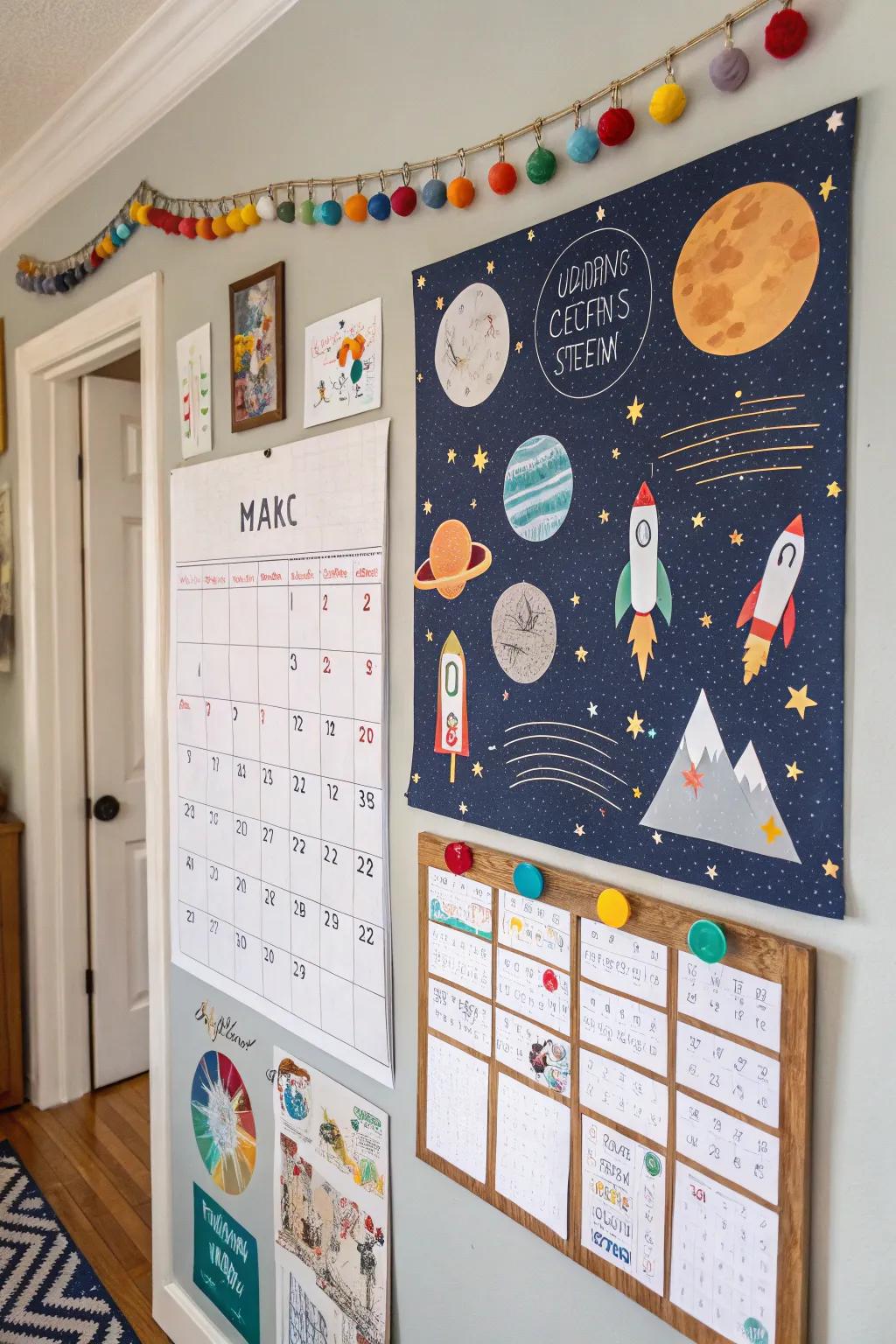 Track the days with a space travel date keeper.