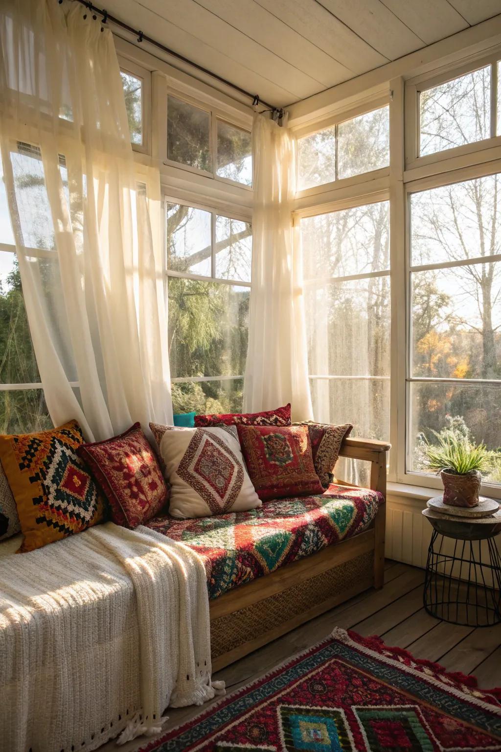 Materials enhance comfort and design effortlessly.