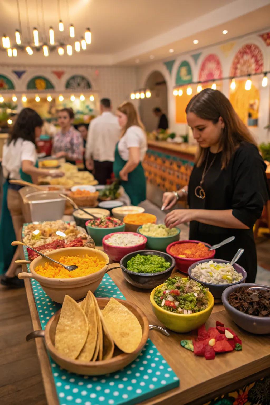 Customization bars captivate attendees and introduce enjoyment.