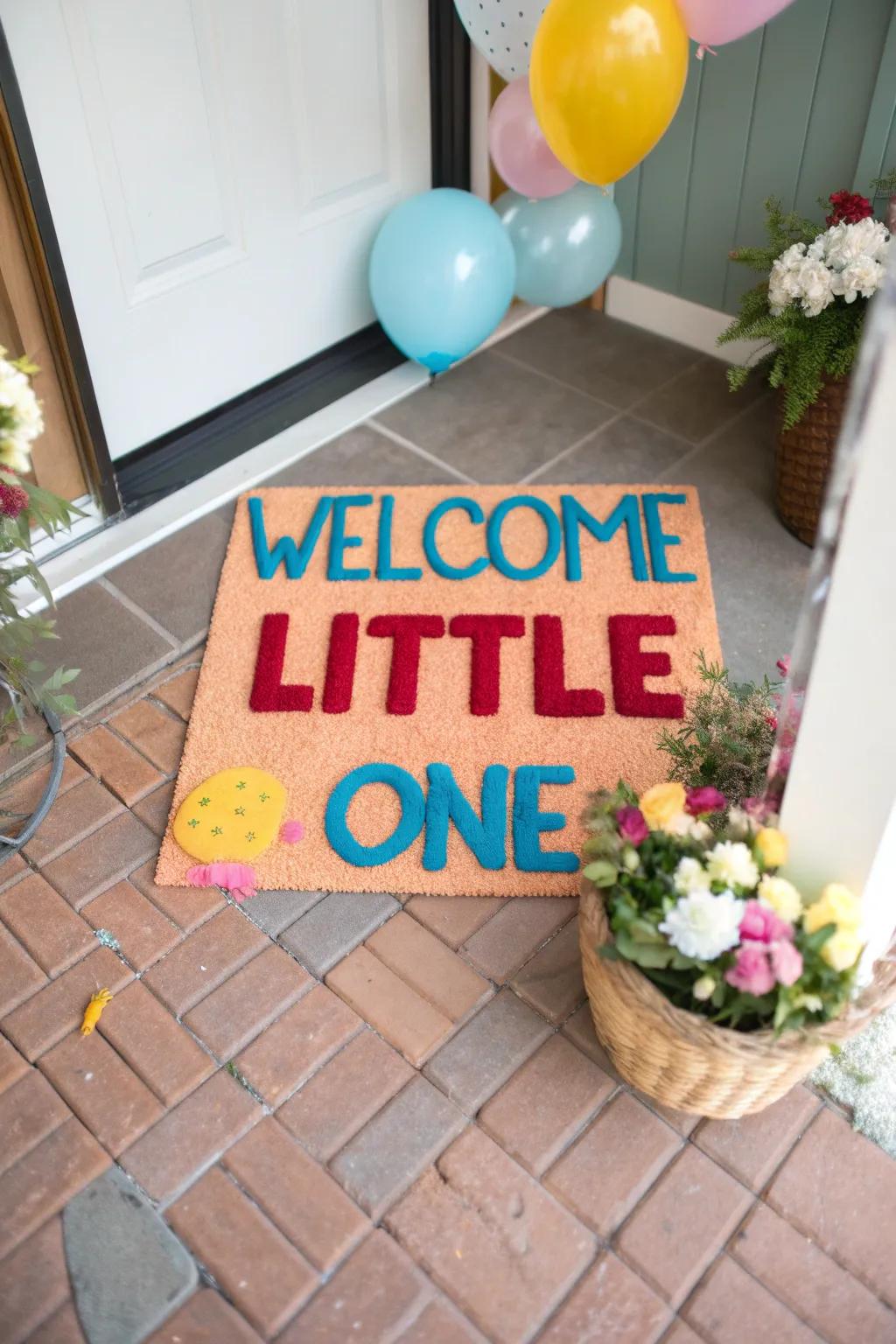 Mark special events with themed tile mats.