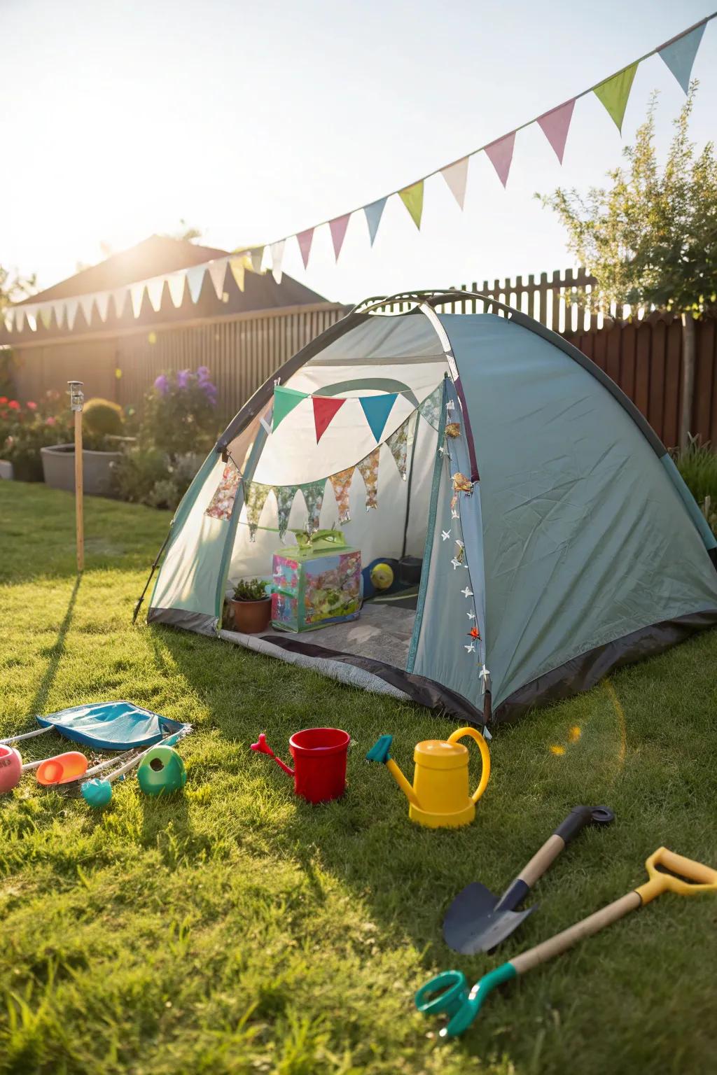 Encouraging outdoor exploration with discovery gear.