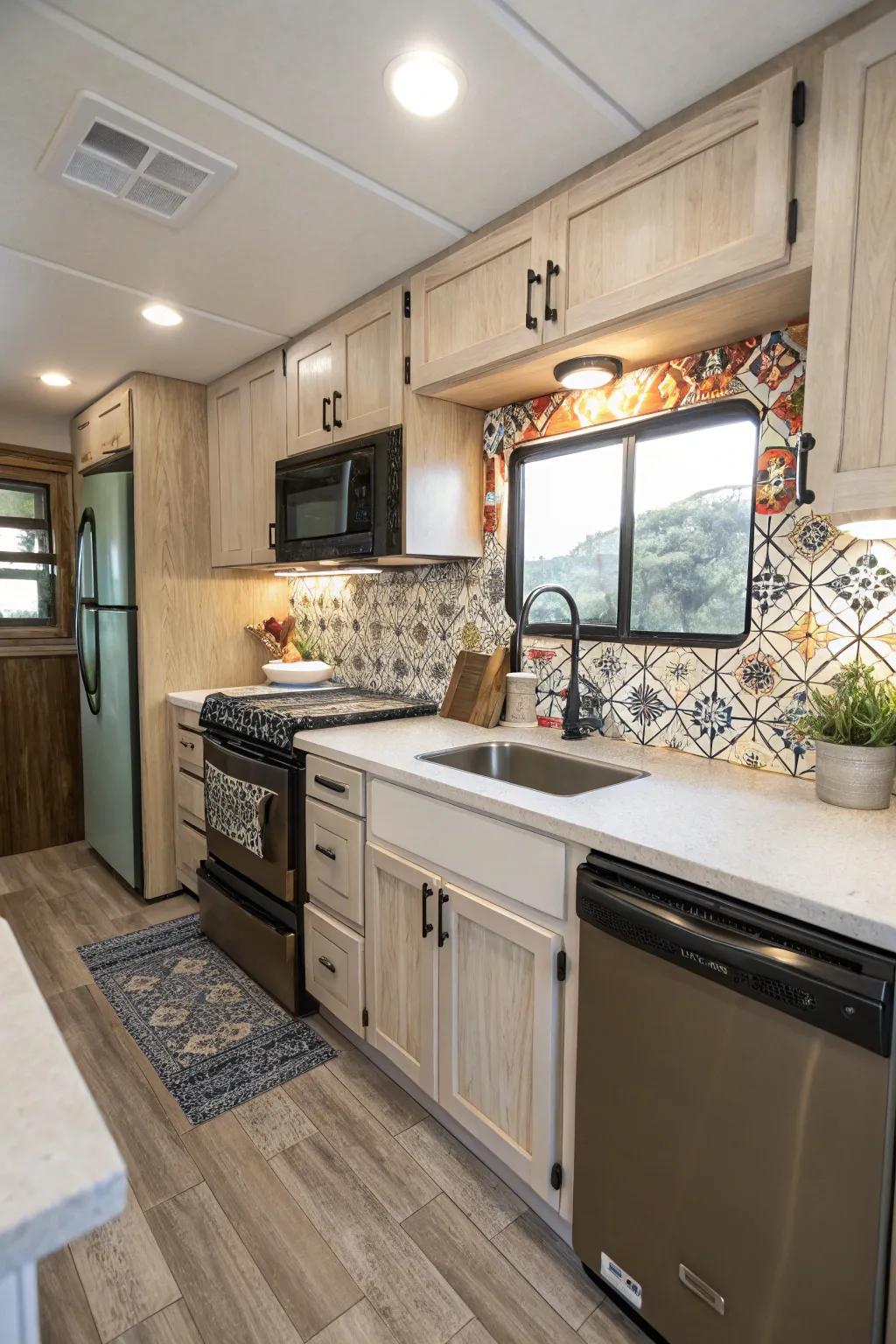 A decorative covering adds individuality and dimension.