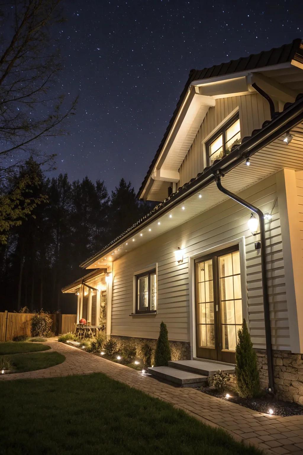 LED lighting delivers efficient and enduring illumination.