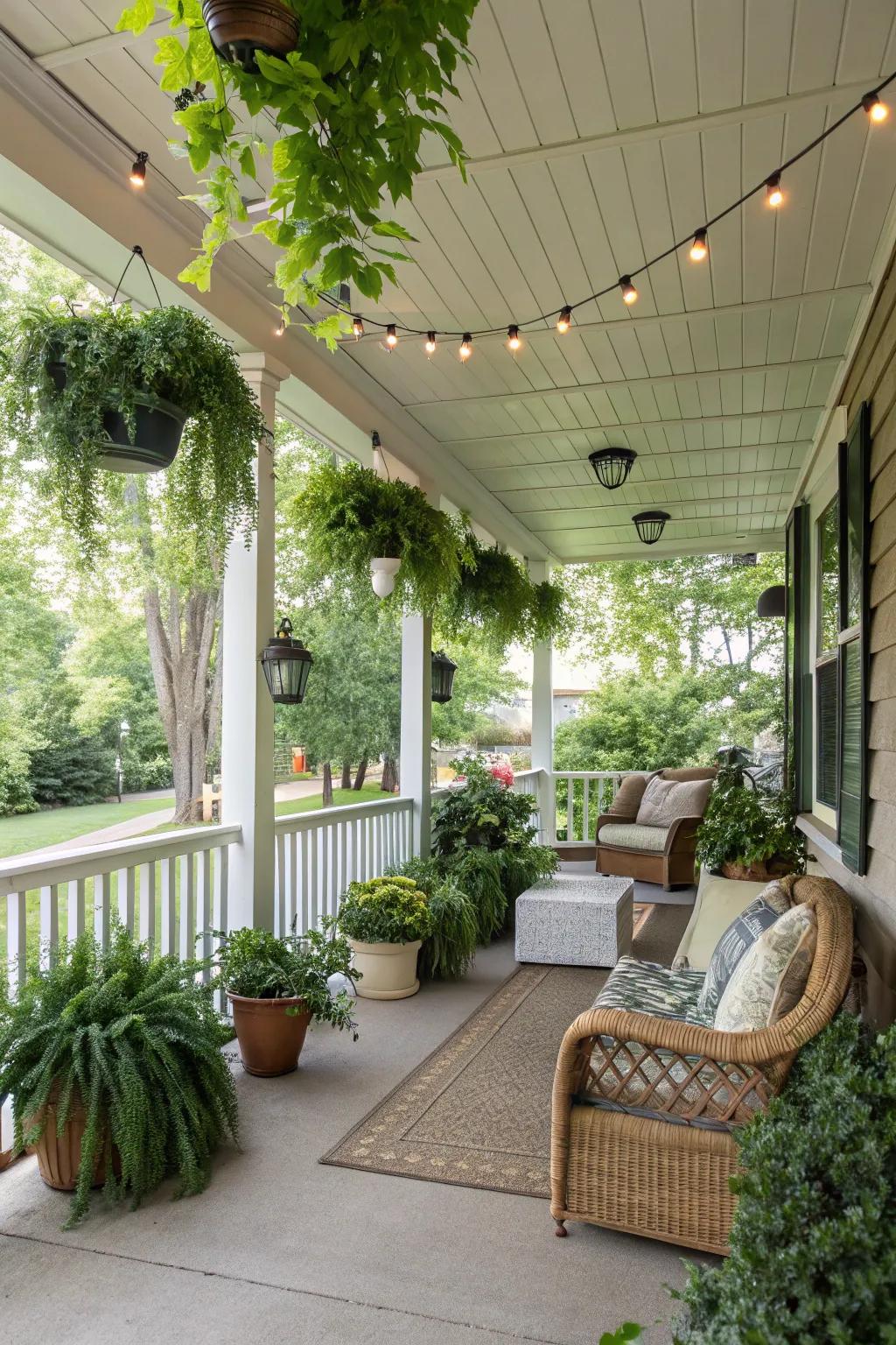 Eco-friendly vinyl canopies combine sustainability with style.