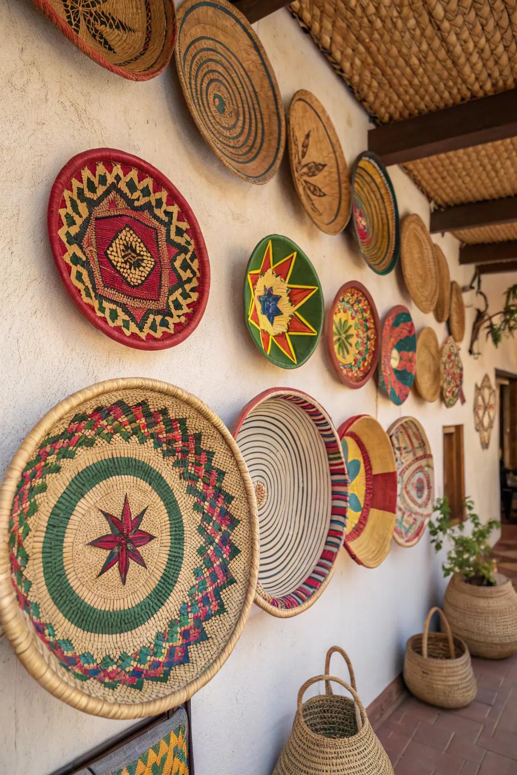 Cultural motifs infuse an artistic and global essence.