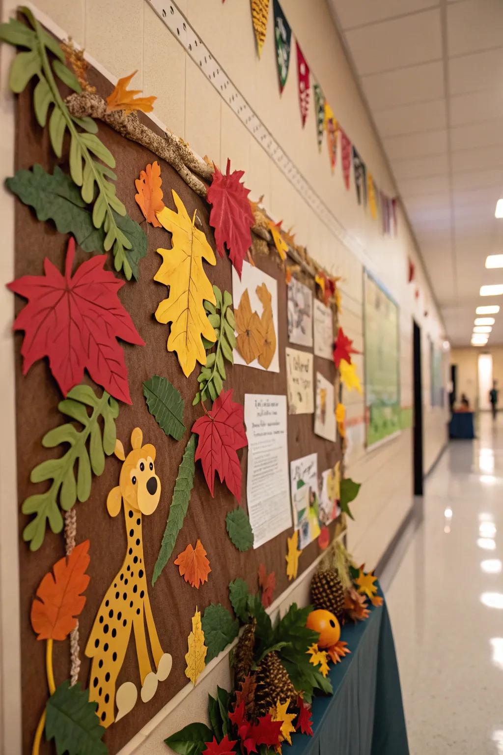 A nature-themed board to connect students with the beauty of the environment.